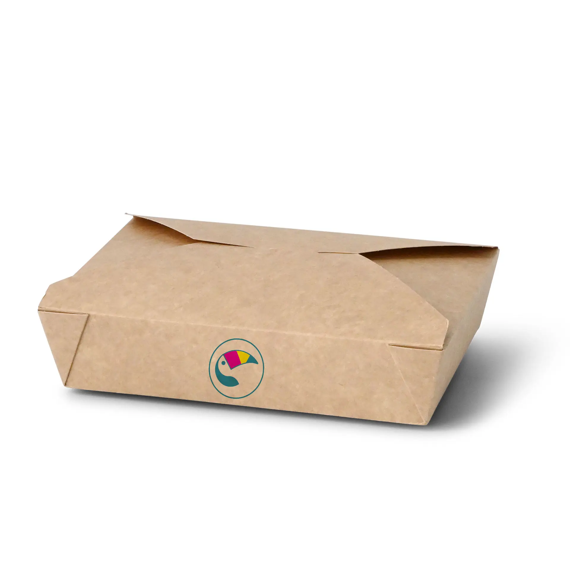Take-away Boxen bedruckt, 1100 ml, PE-beschichtet