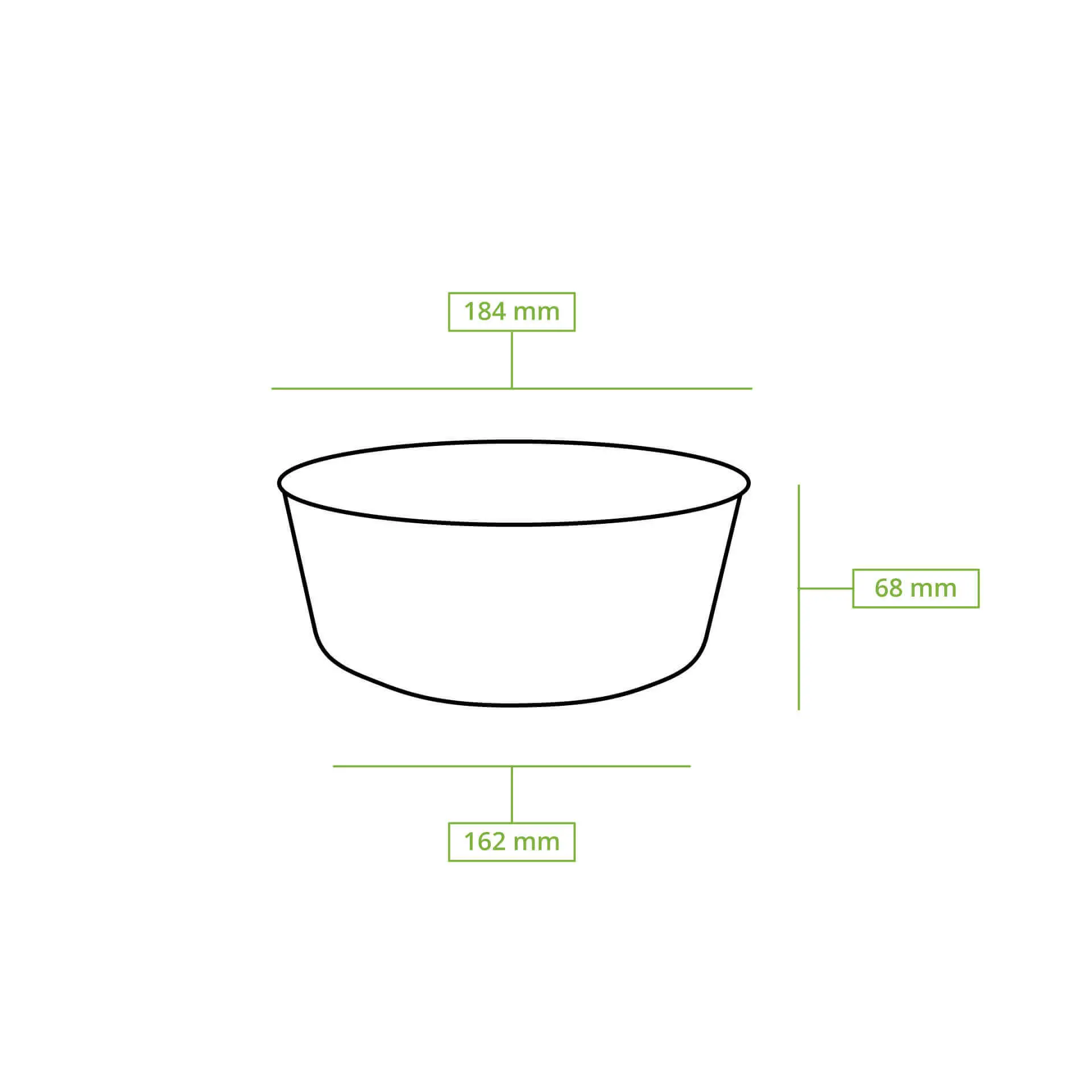 Bol réutilisable "merways Bowl" 1000 ml, Ø 185 mm, cajou / blanc crème dfc008031-mehrweg-schalen-merways-bowl-1000-ml-185-mm-cashew-creme-weiss-8