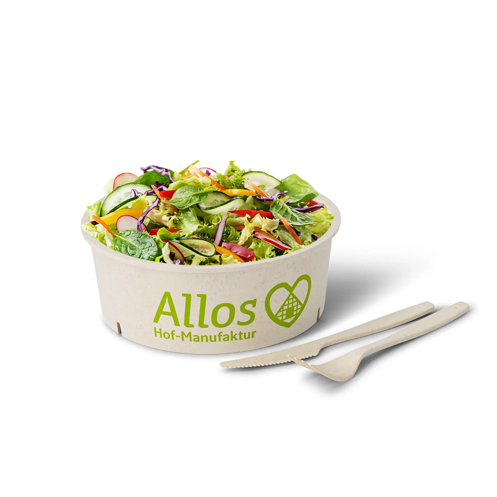 Mehrweg-Schalen bedrucken, 650 ml, creme-weiss