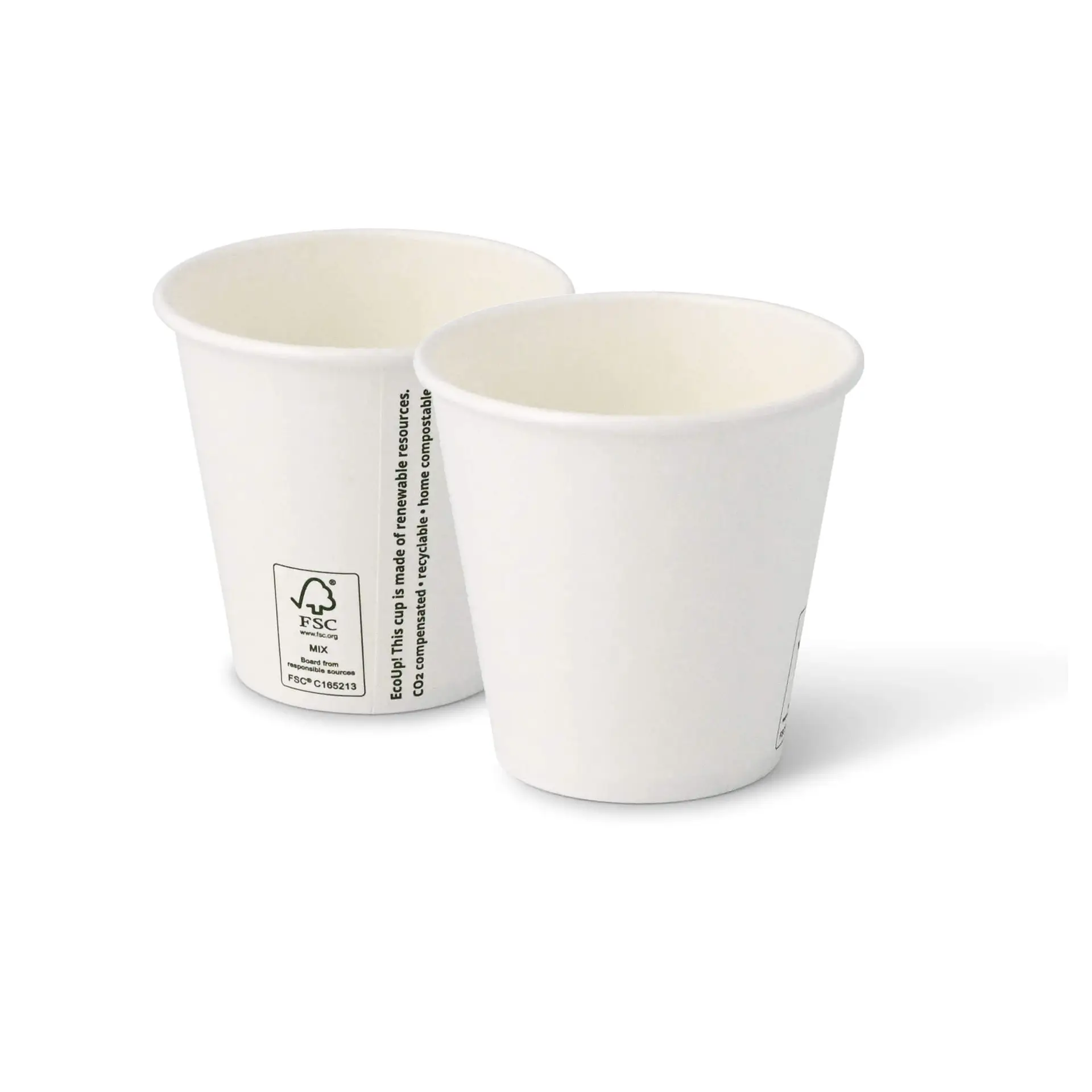 Gobelet en carton blanc, 15 cl / 6 oz, Ø 80 mm Gobelet en carton blanc, 15 cl / 6 oz, Ø 80 mm