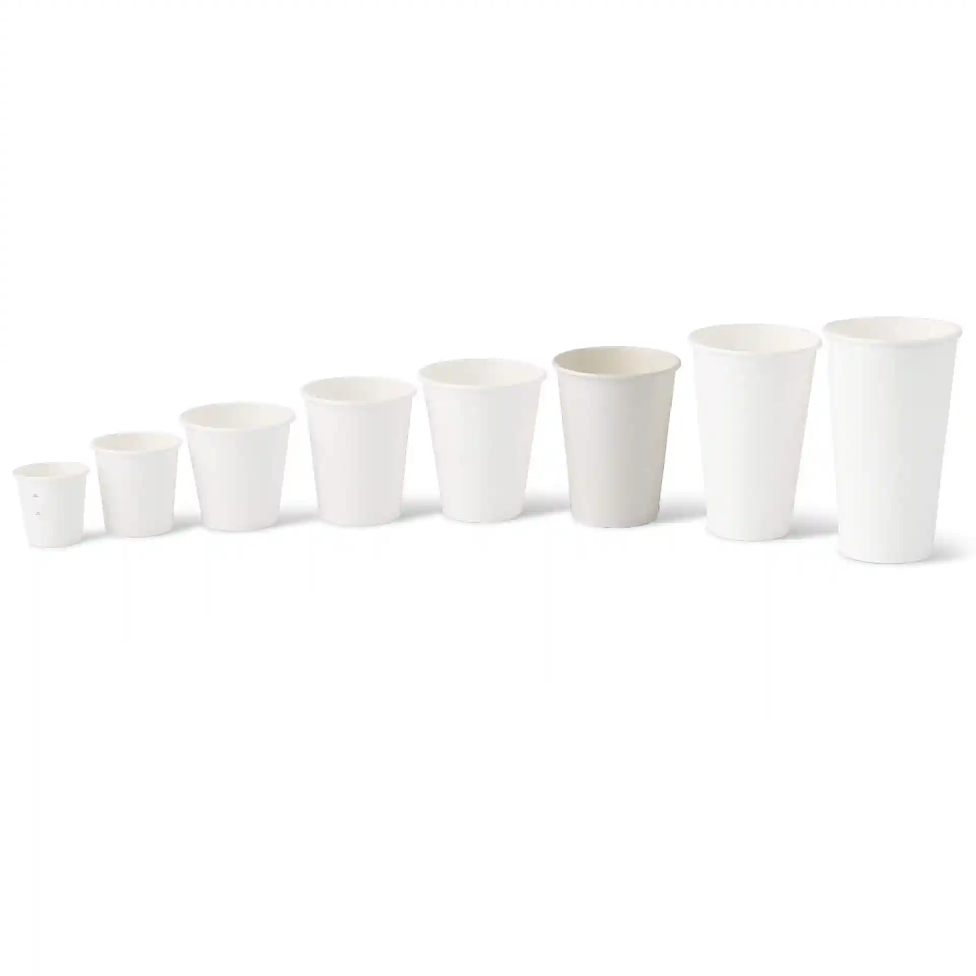 Gobelet en carton 300 ml / 12 oz, Ø 90 mm, simple paroi, blanc, revêtu de PLA