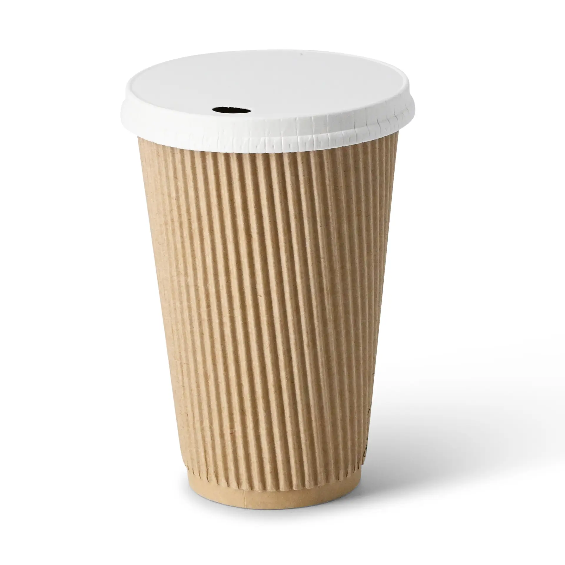 Riffelbecher / Kaffee to go Becher 400 ml / 16 oz, Ø 90 mm, braun dhd049631-riffelbecher-kaffee-to-go-becher-400-ml-16-oz-90-mm-braun-5