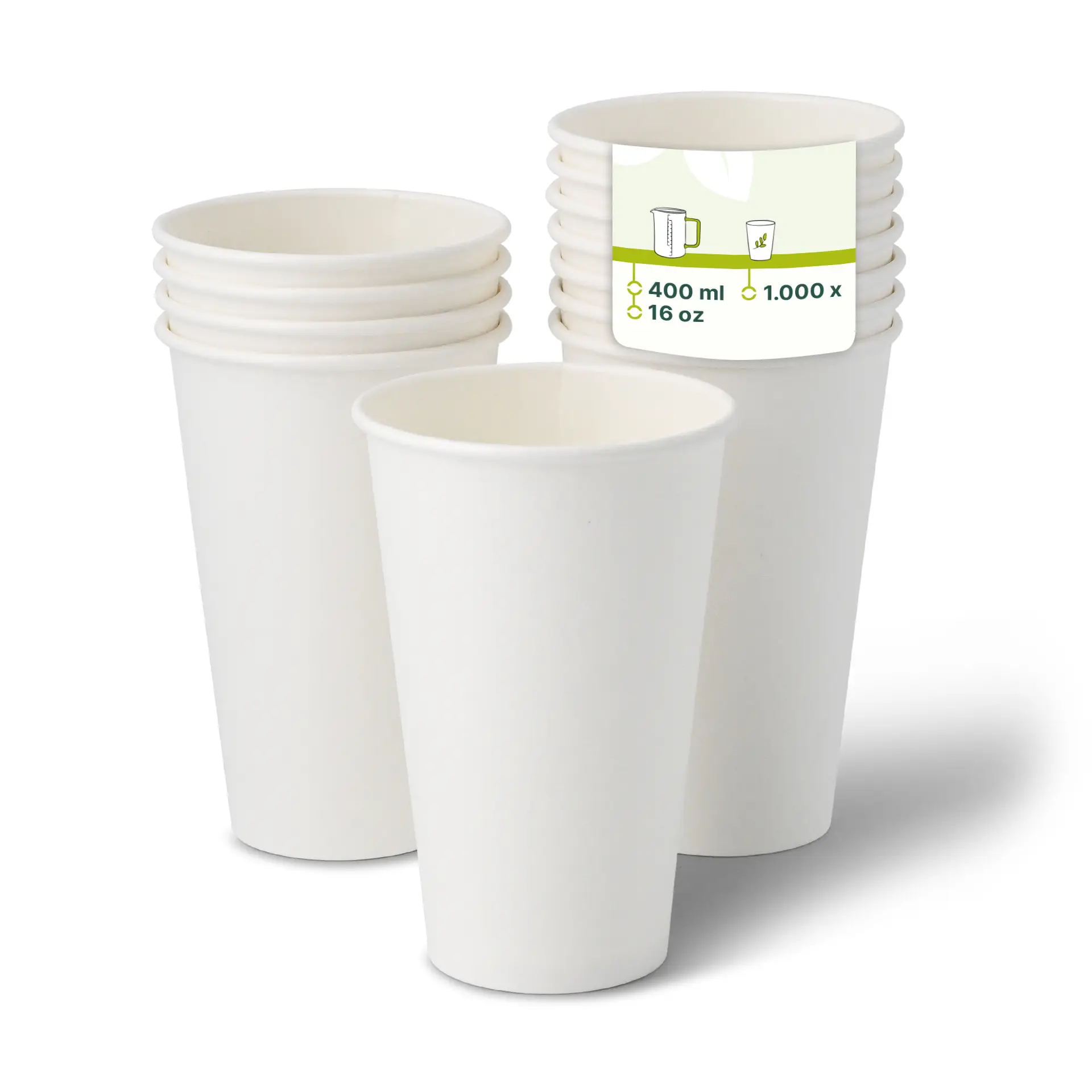 Pappbecher 400 ml / 16 oz, Ø 90 mm, weiss dhd04545-pappbecher-400-ml-16-oz-90-mm-weiss