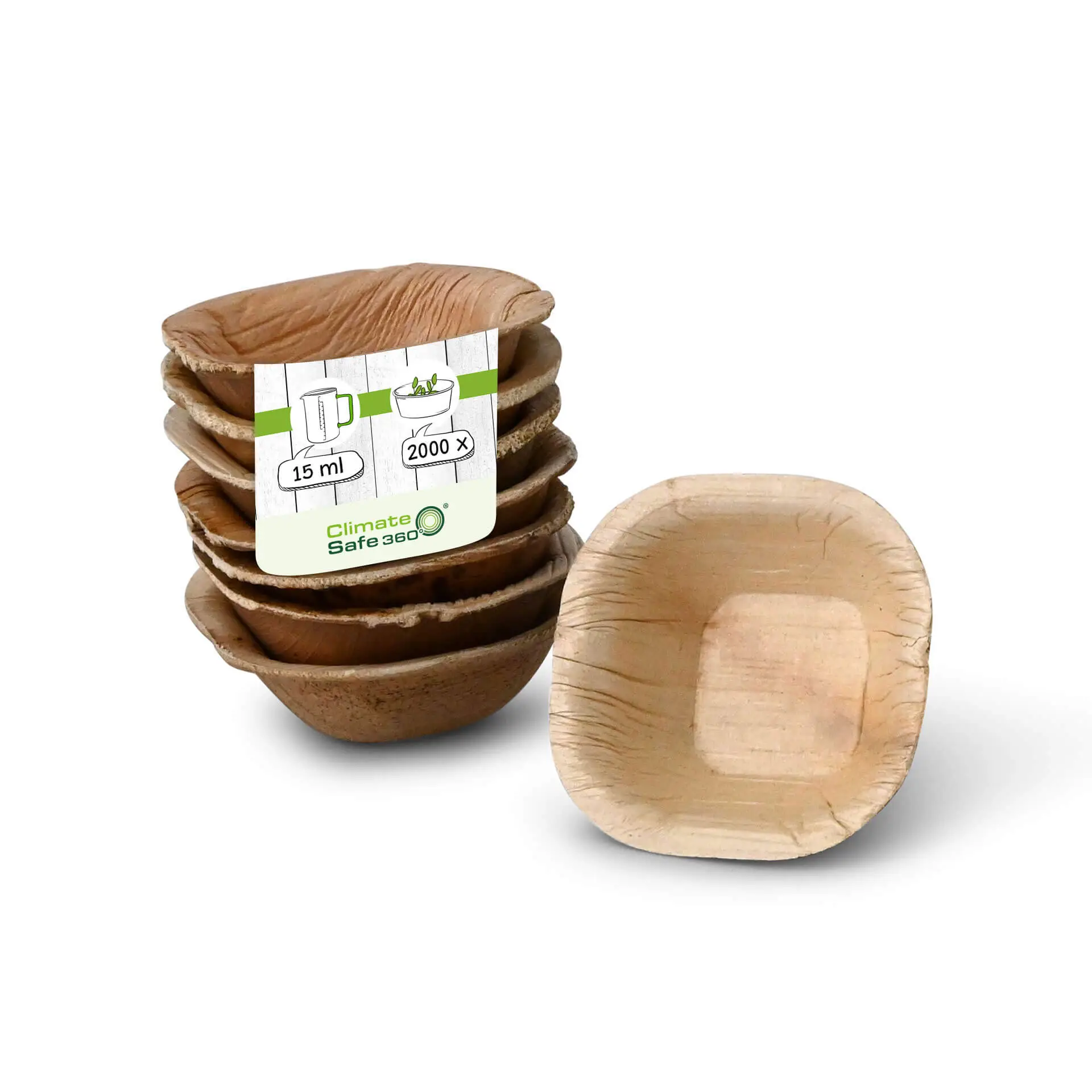 Coupelle en Feuille de Palmier "Palmware®" 15 ml