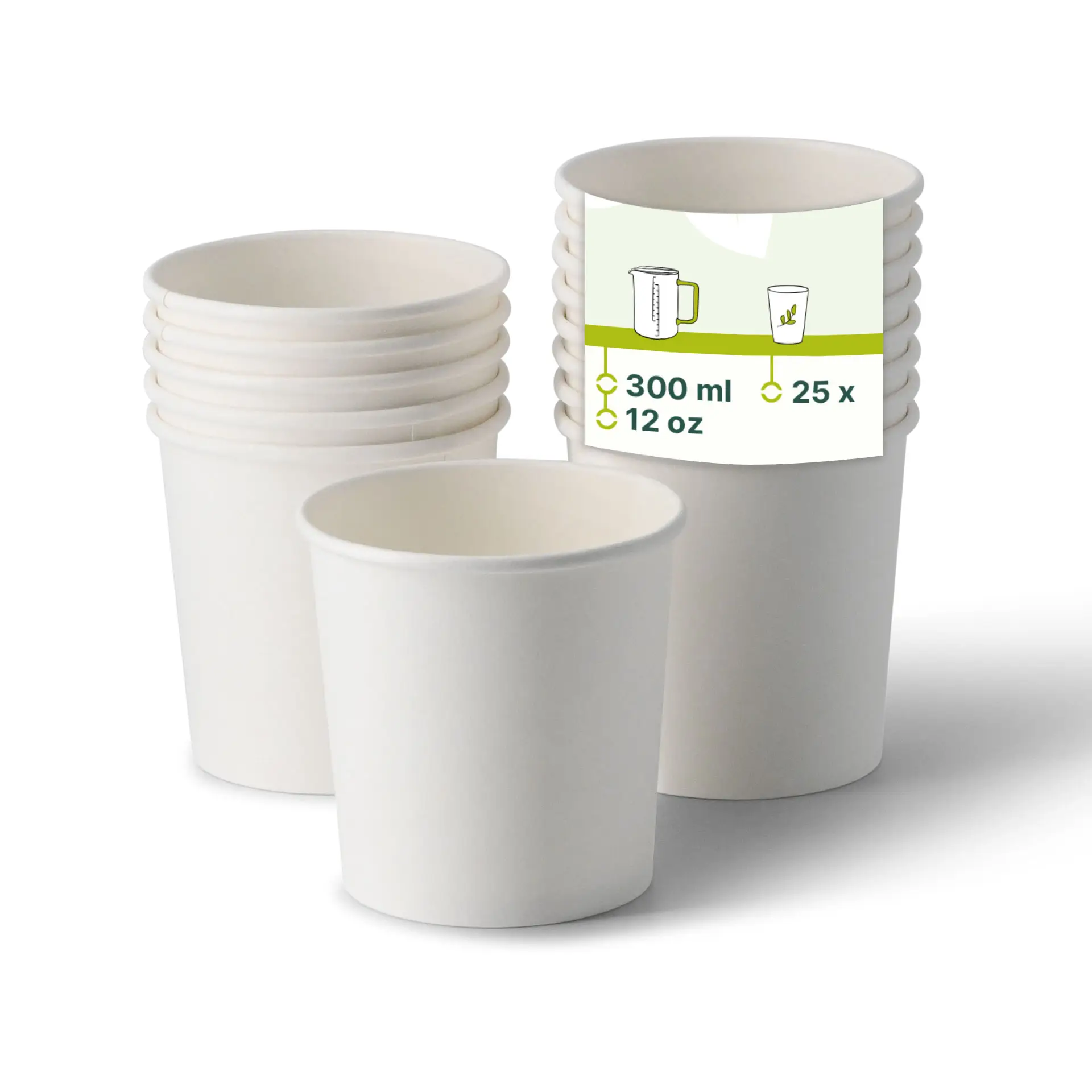 Suppenbecher to go aus Karton (Premium) 300 ml, Ø 90 mm, weiss Suppenbecher to go aus Karton (Premium) 300 ml, Ø 90 mm, weiss