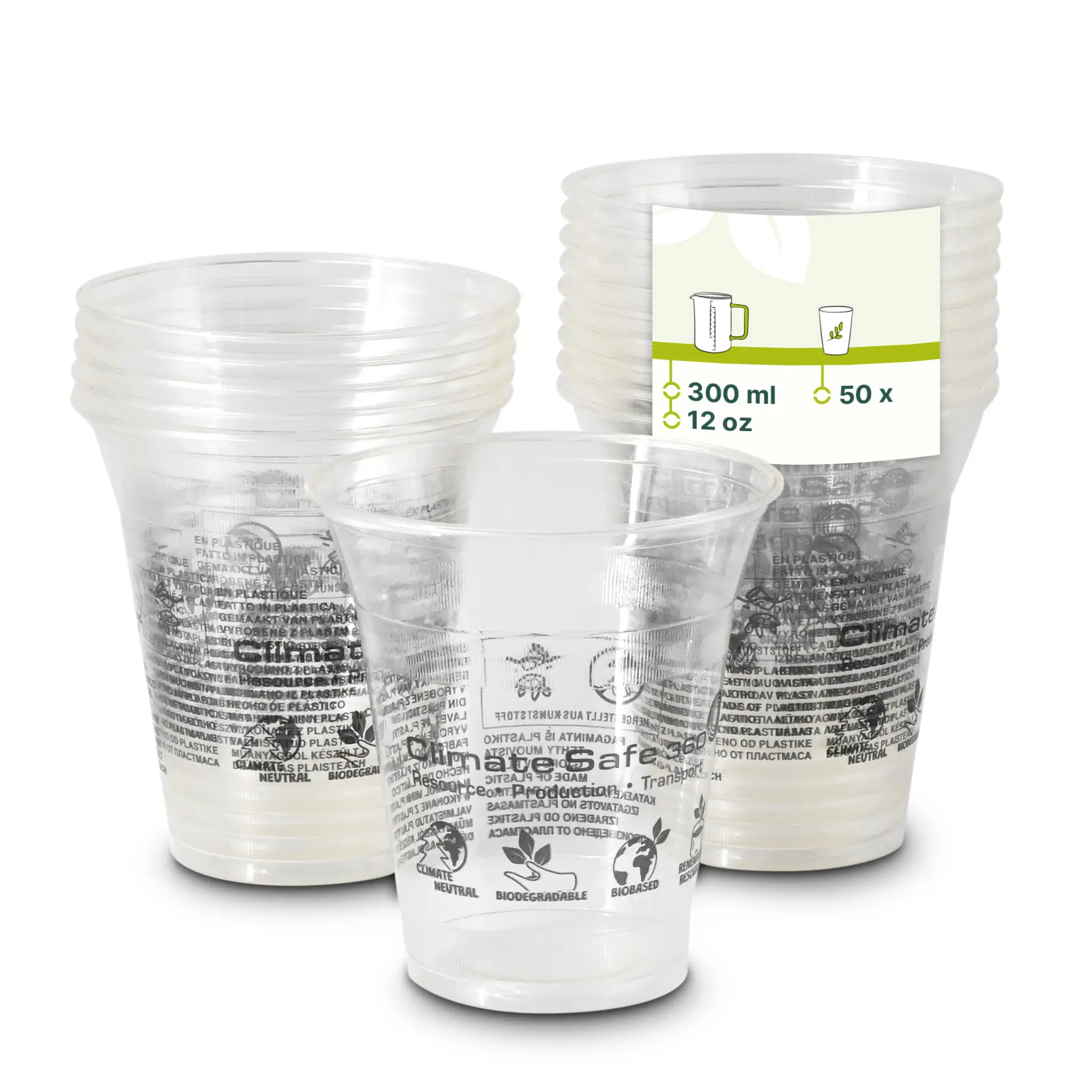 Smoothie Becher aus PLA 300 ml / 12 oz, Ø 96 mm dcd000801-smoothie-becher-aus-pla-300-ml-12-oz-96-mm