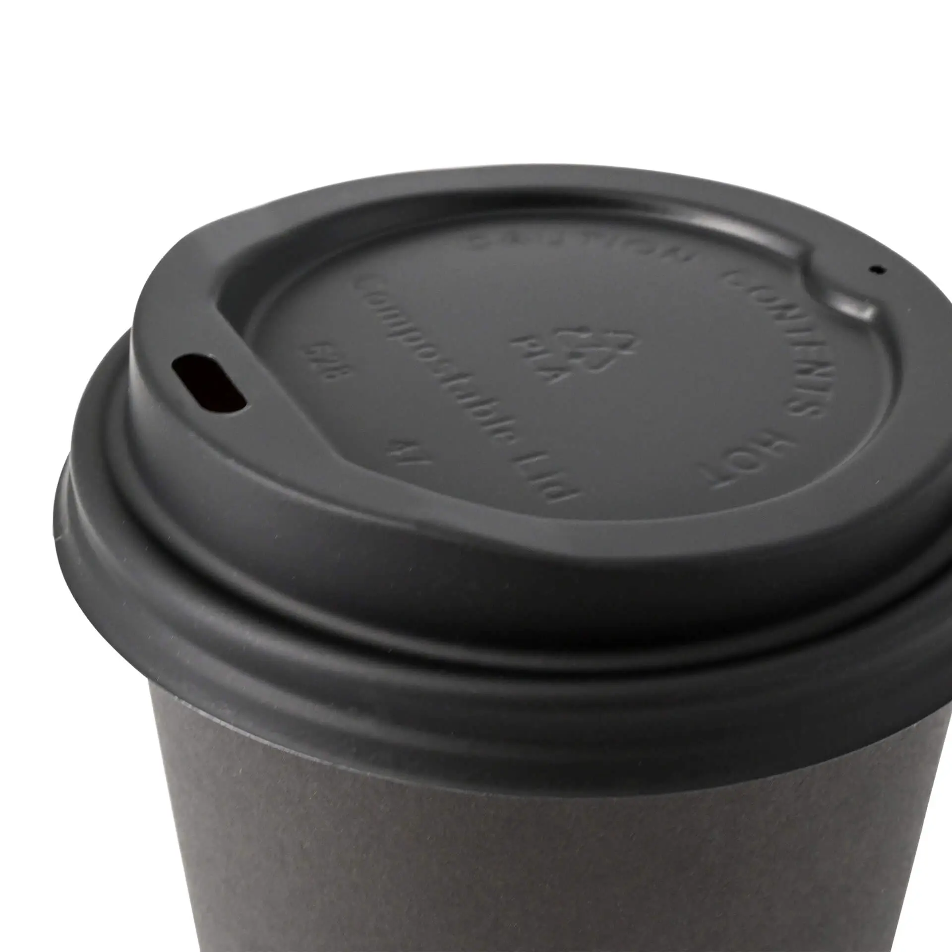 CPLA-Deckel Ø 90 mm, schwarz, Trinköffnung dhd004061-cpla-deckel-90-mm-schwarz-trinkoeffnung-3