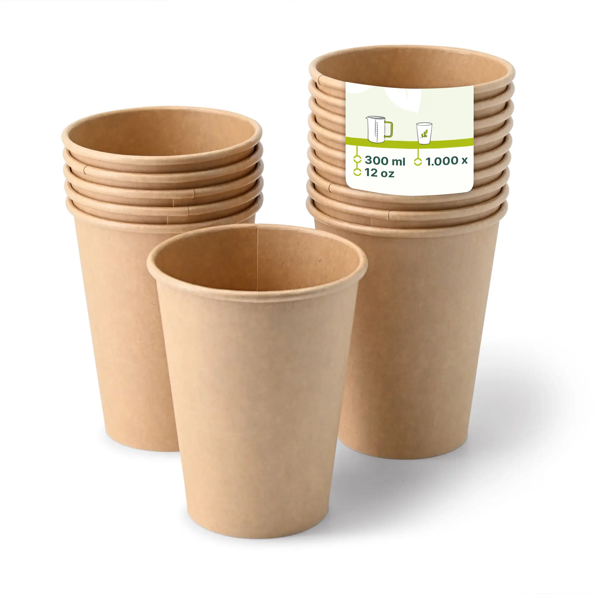 Pappbecher 300 ml / 12 oz, Ø 90 mm, braun dhd04514-pappbecher-300-ml-12-oz-90-mm-braun