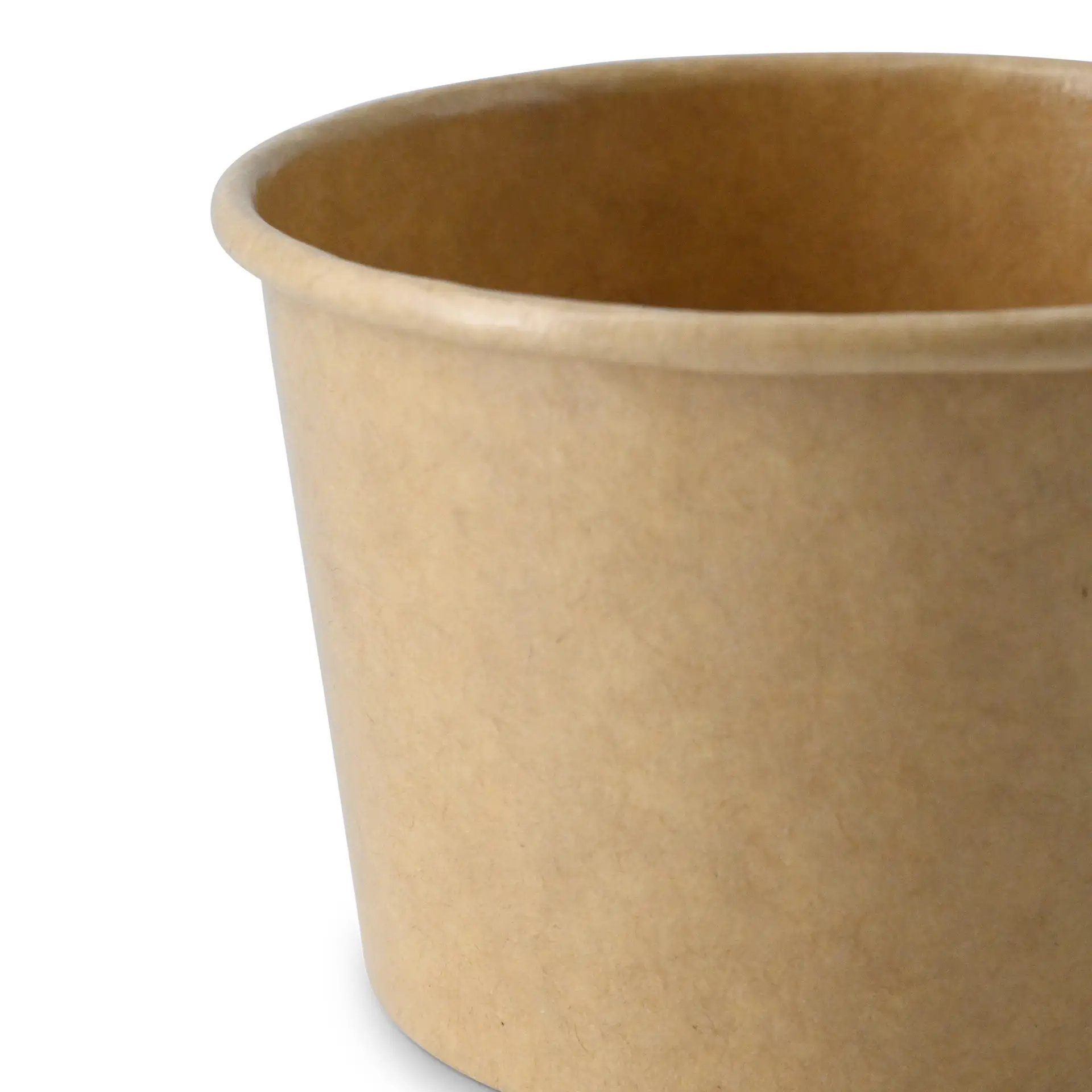 Eisbecher aus Pappe 75 ml, max. 130 ml, Ø 76 mm, braun