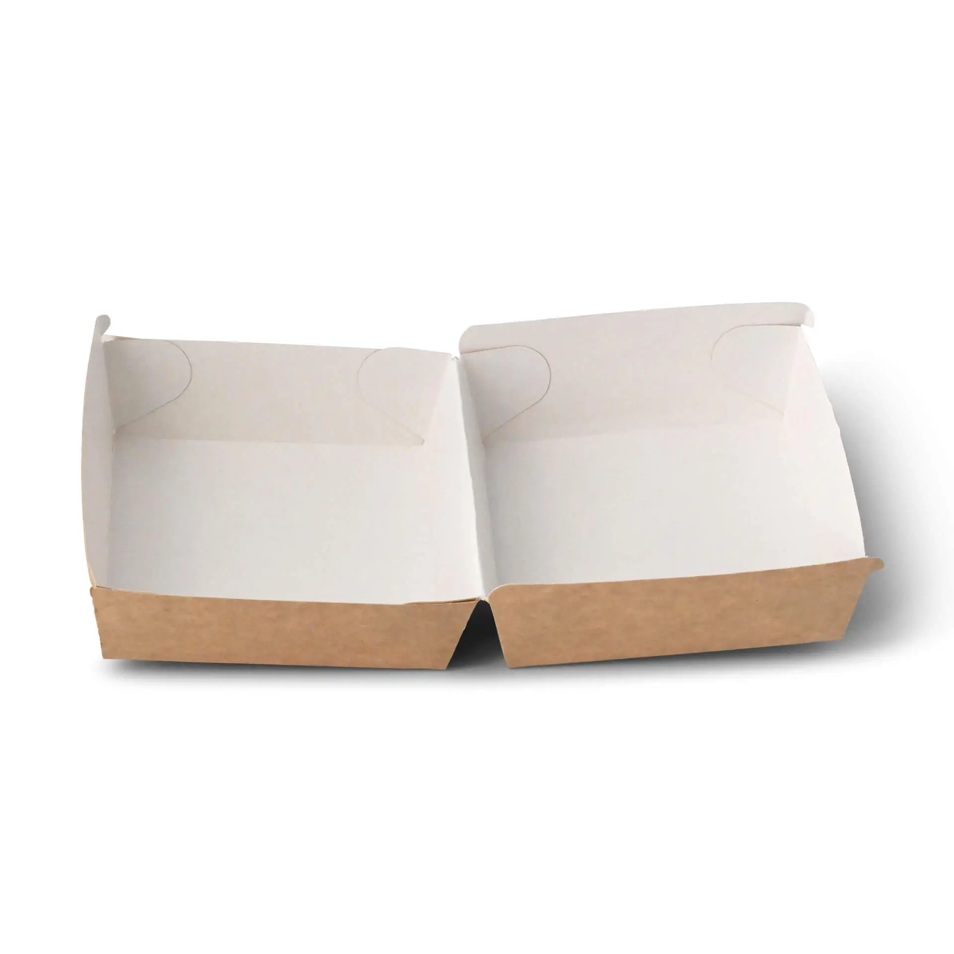Boite à burger en carton brun-blanc, 11 x 11 x 8 cm dfc042701-burgerboxen-11-x-11-x-8-cm-braun-weiss-3