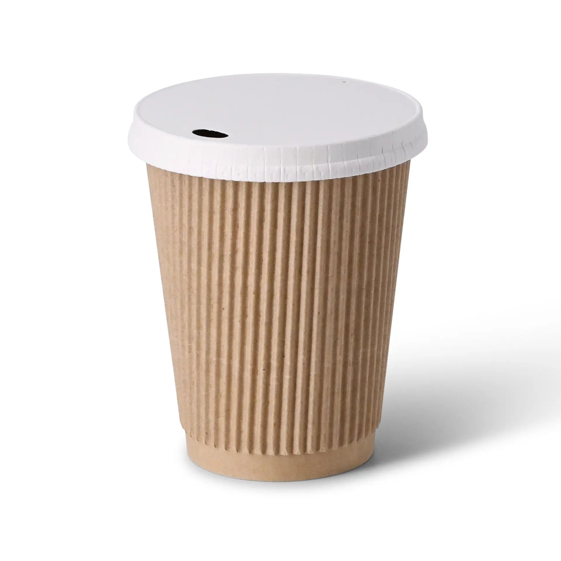 Riffelbecher / Kaffee to go Becher 300 ml / 12 oz, Ø 90 mm, braun dhd048531-riffelbecher-kaffee-to-go-becher-300-ml-12-oz-90-mm-braun-5
