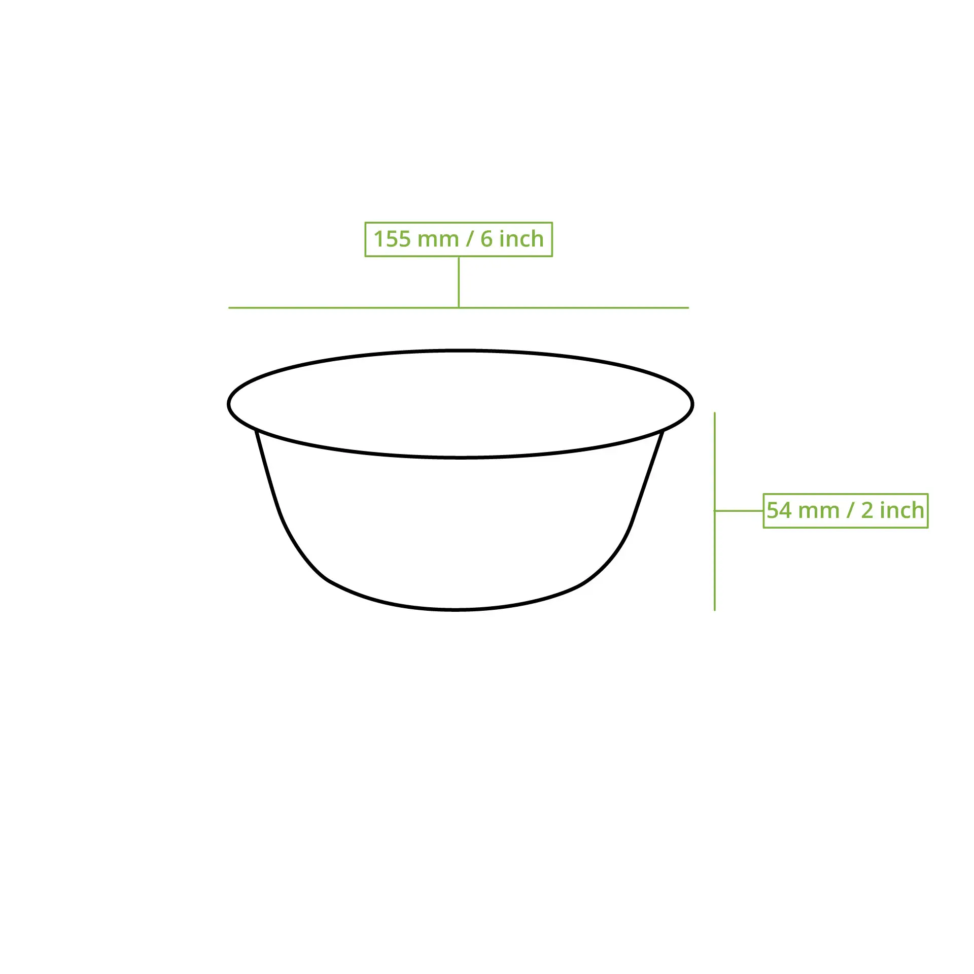 Bol rond en canne à sucre, 500 ml Bol rond en canne à sucre, 500 ml