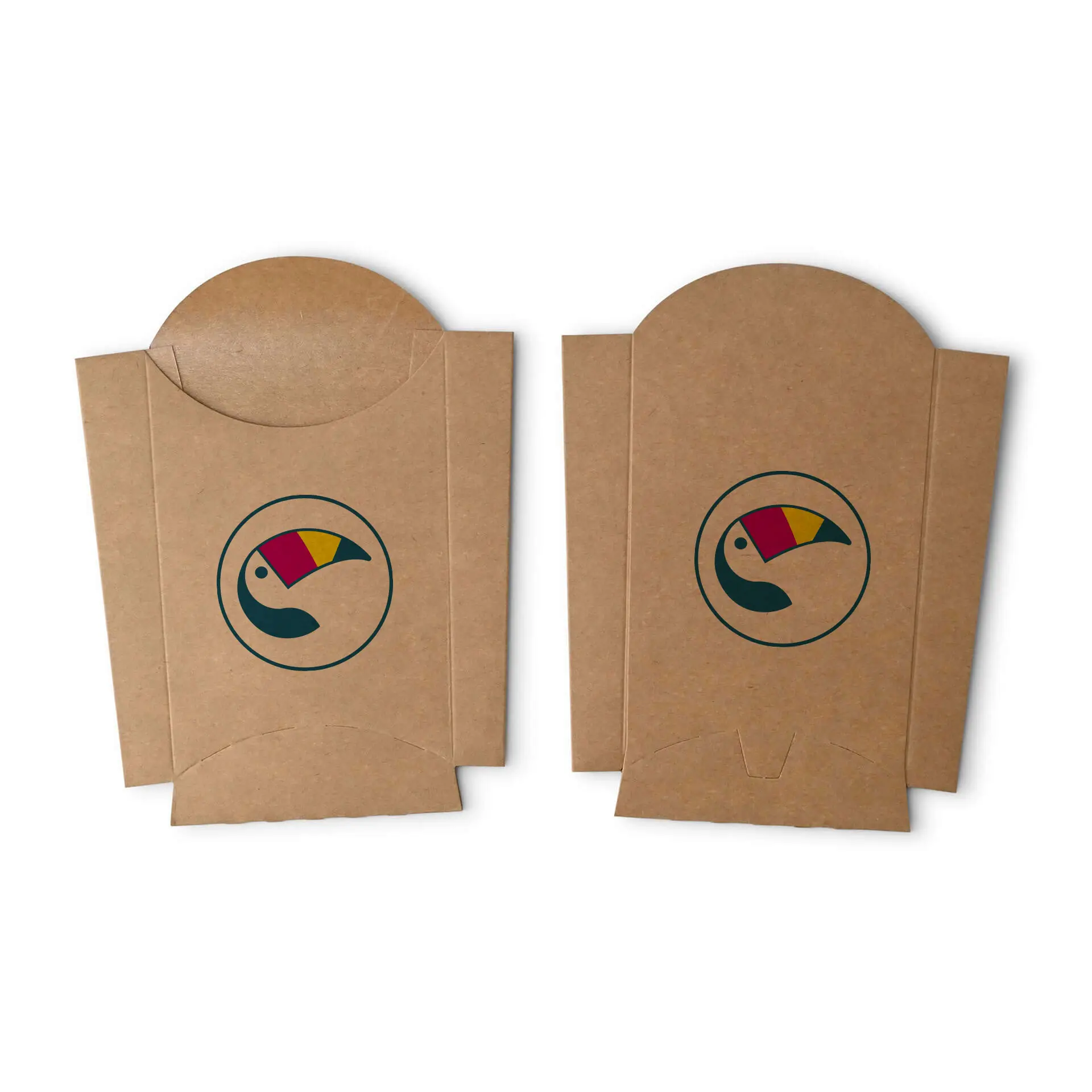 Pommesschütten bedrucken, 8,5 x 5 x 12 cm, PE-beschichtet