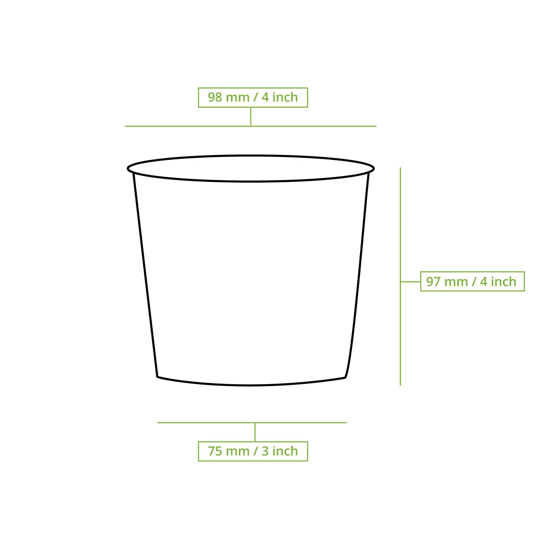 Pot à soupe à emporter (revêtu de PE) 400 ml / 16 oz, Ø 95 mm, marron con30034-01-0-suppenbecher-to-go-beschichtet-400-ml-16-oz-95-mm-braun-8