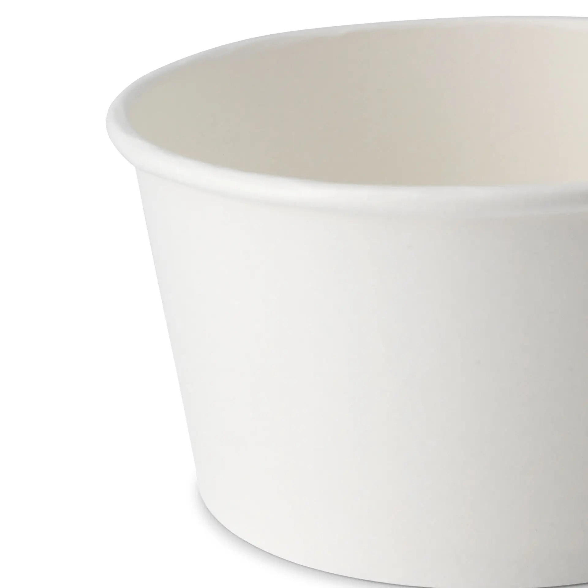 Pot en carton blanc, 300 ml / 12 oz, Ø 115 mm Pot en carton blanc, 300 ml / 12 oz, Ø 115 mm