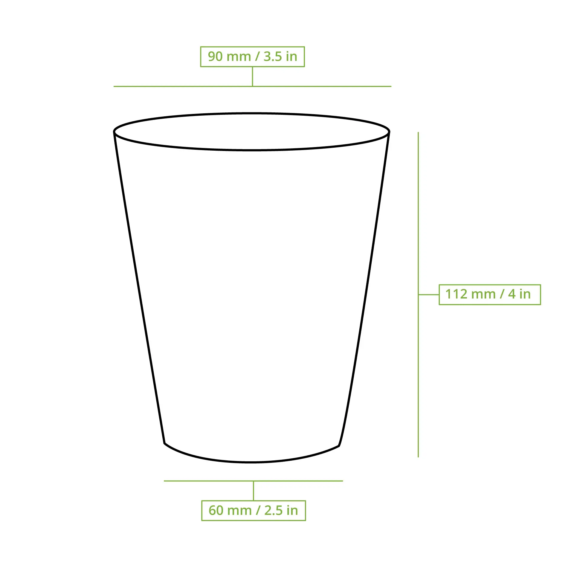 Gobelet en carton imprimé "Coffeebreak" 30 cl / 12 oz, Ø 80 mm, blanc