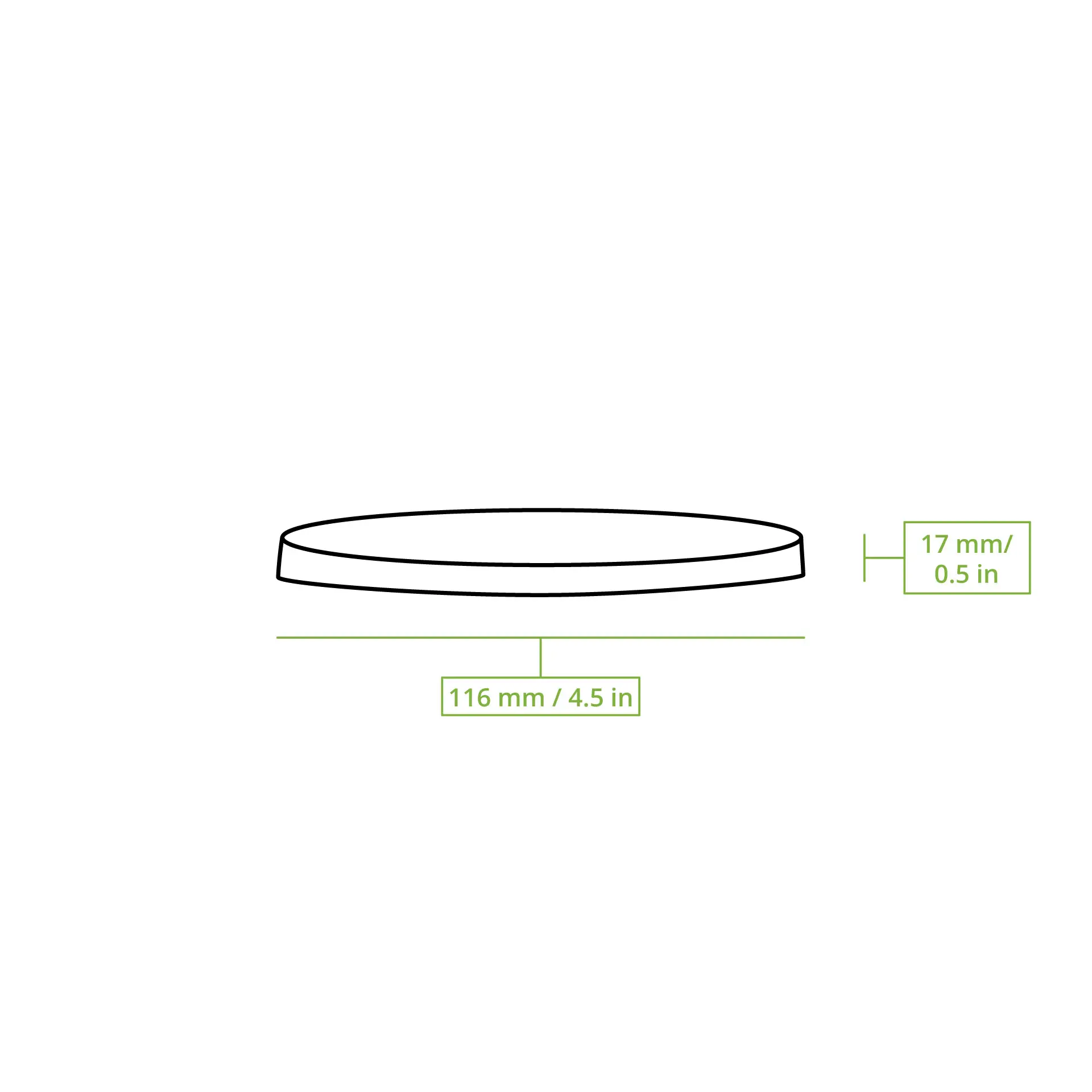 Couvercle ventilé en carton blanc pour pot à soupe, Ø 116 mm Couvercle ventilé en carton blanc pour pot à soupe, Ø 116 mm