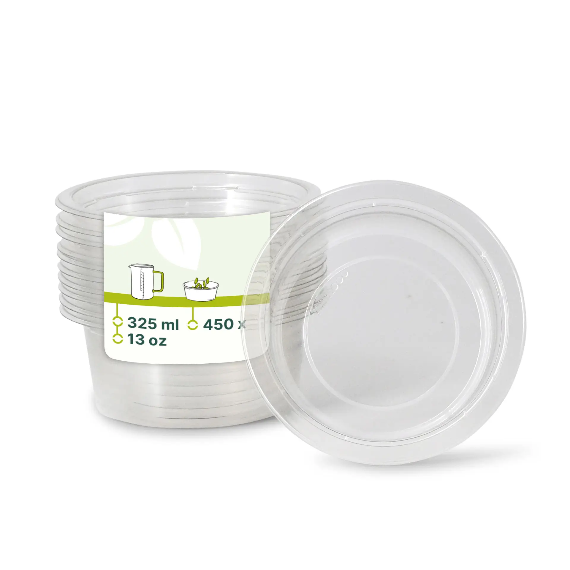 Gobelets Deli en rPET 32,5 cl, Ø 123 mm, ronds