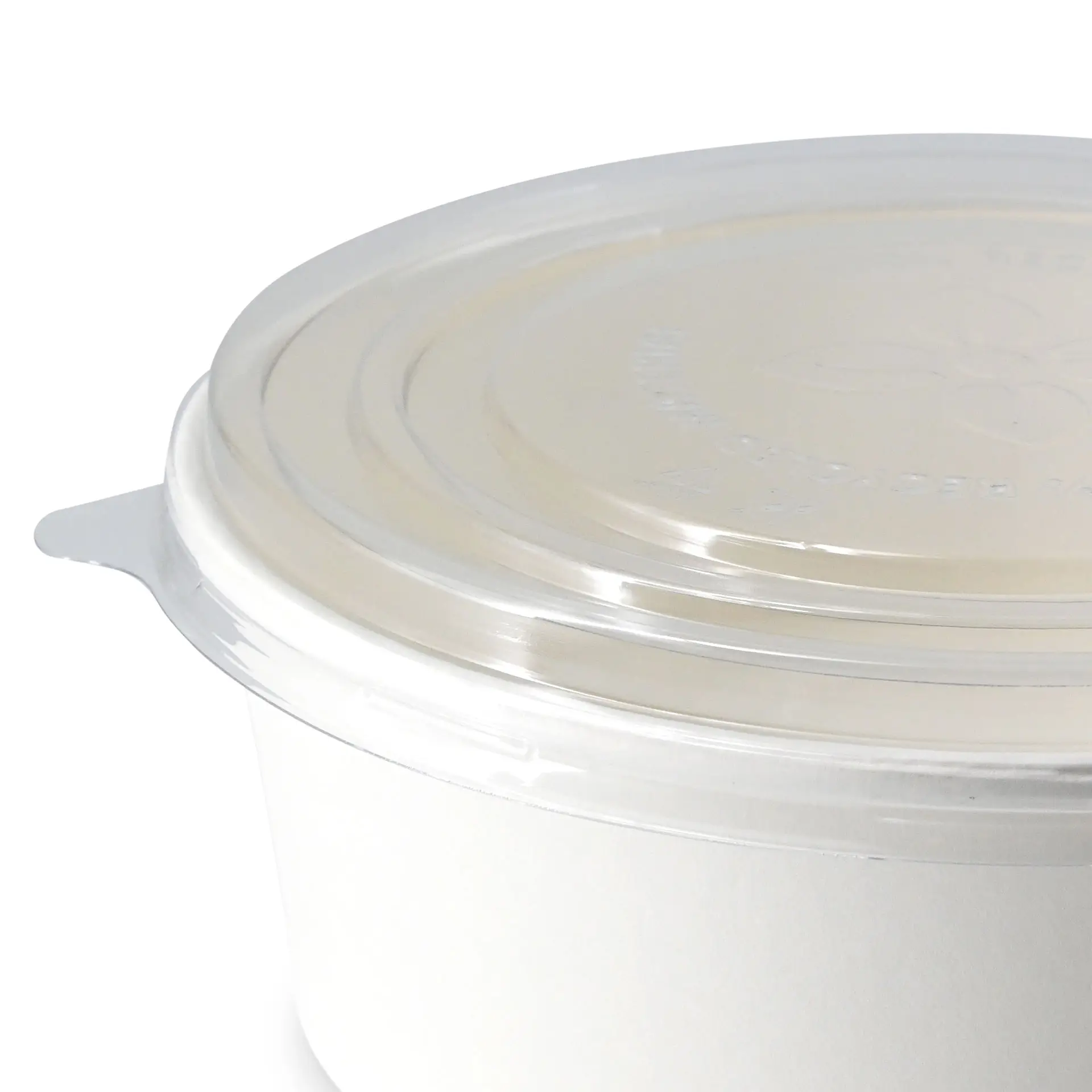 Couvercle transparent en rPET, Ø 185 mm Couvercle transparent en rPET, Ø 185 mm