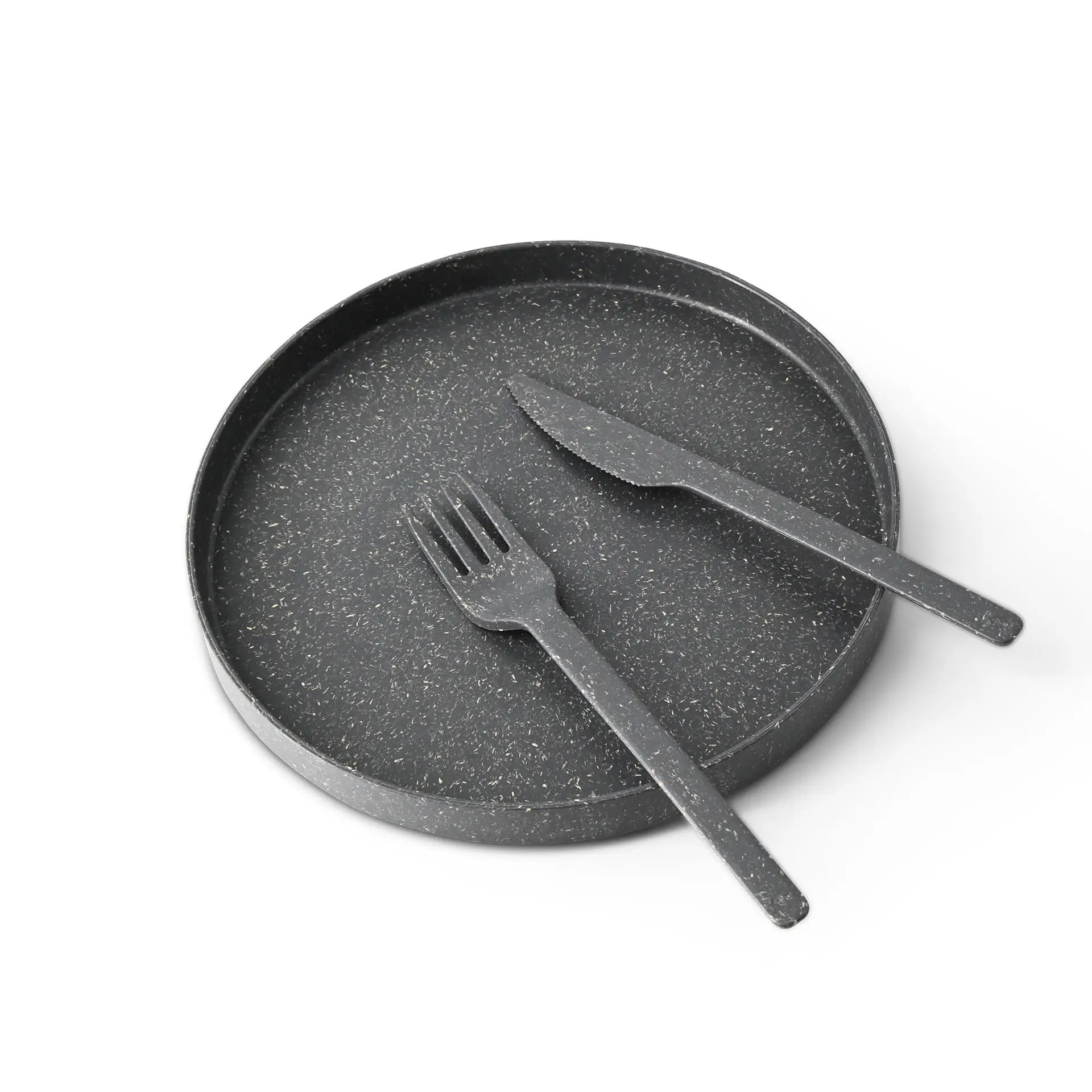 Couteau réutilisable "merways Cutlery" 18 cm, poivre / gris Couteau réutilisable "merways Cutlery" 18 cm, poivre / gris
