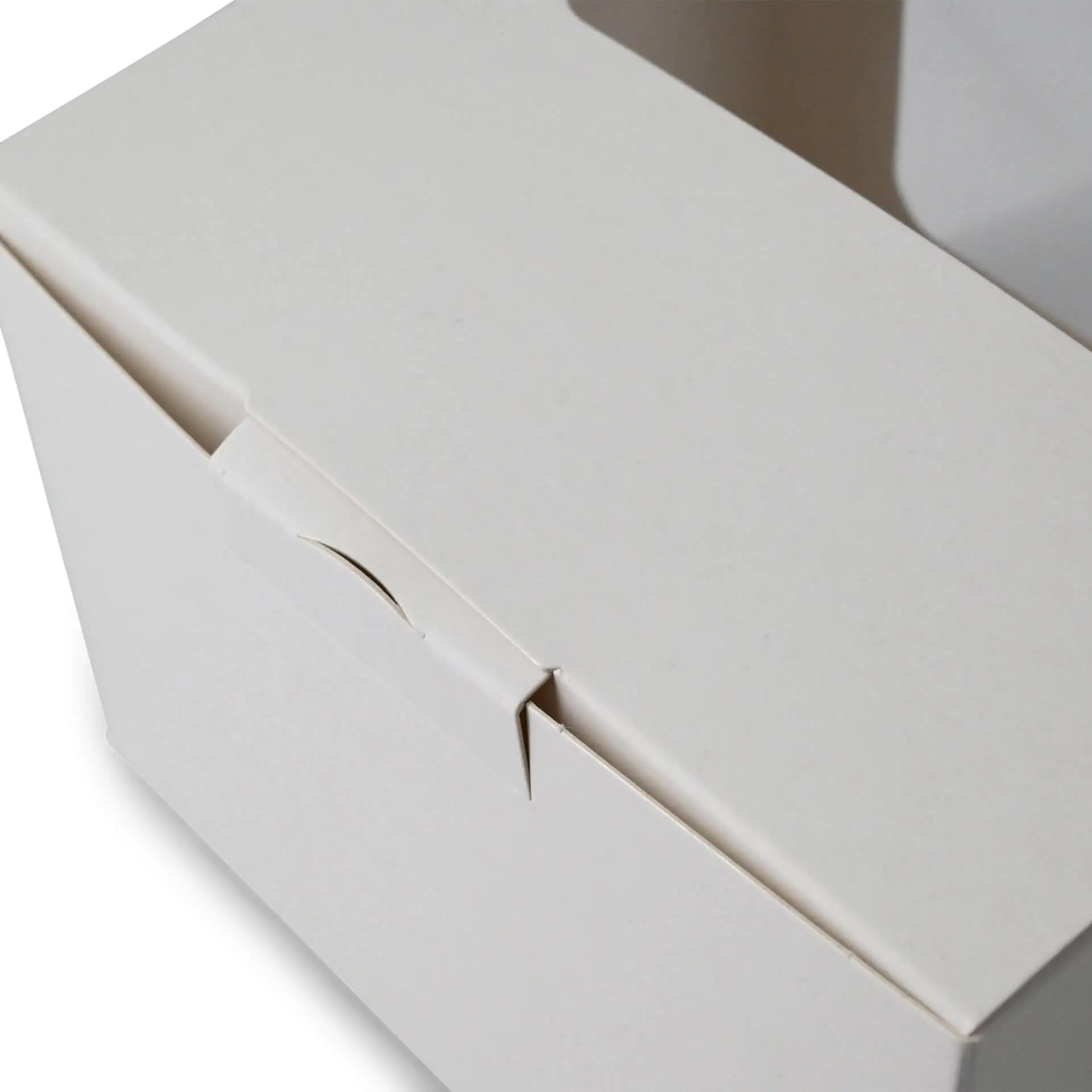 Patisserie Verpackungen 13 x 11 x 8 cm, Zellulose-Fenster, weiss