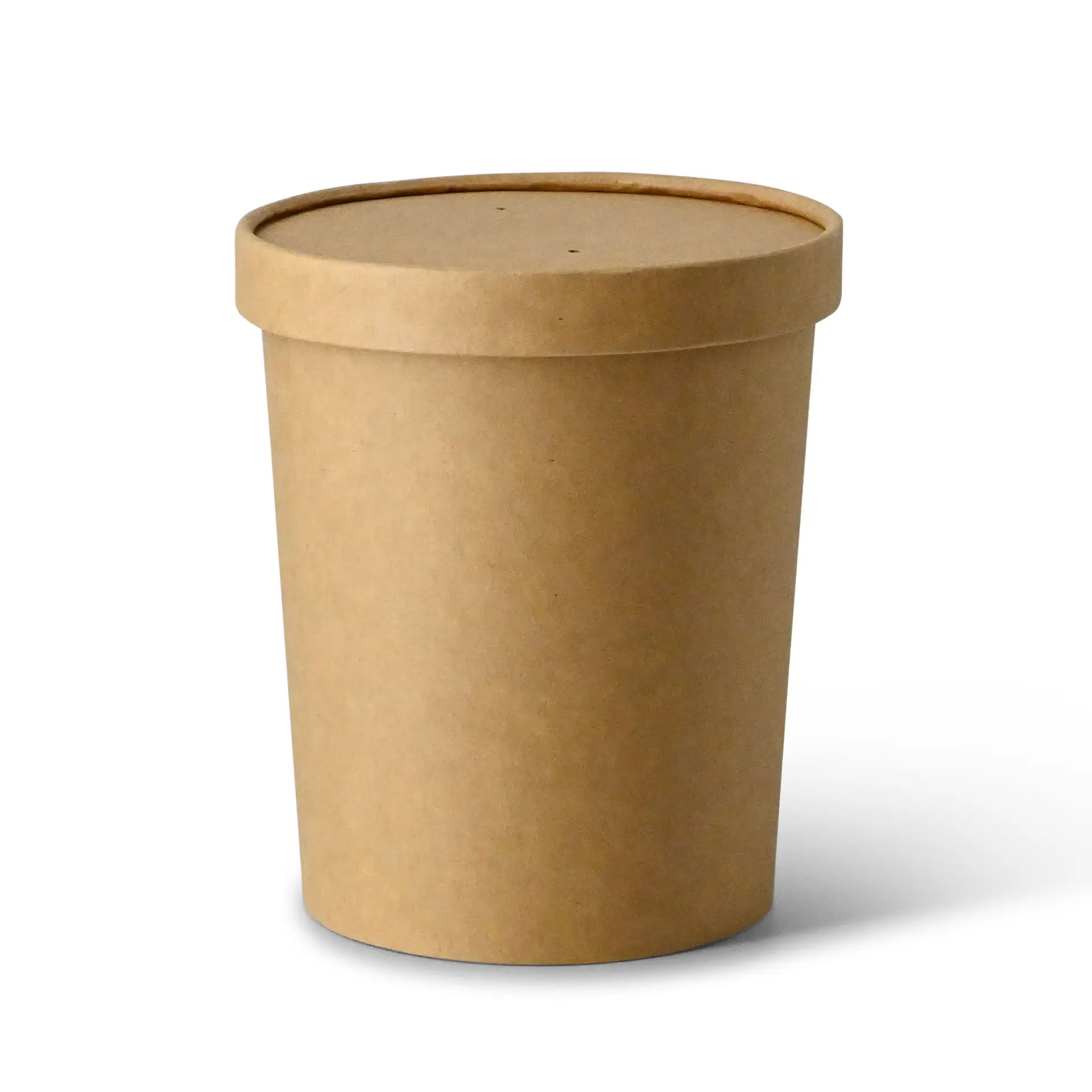 Suppenbecher to go (Premium) 800 ml / 32 oz, Ø 115 mm, braun, bio-beschichtet