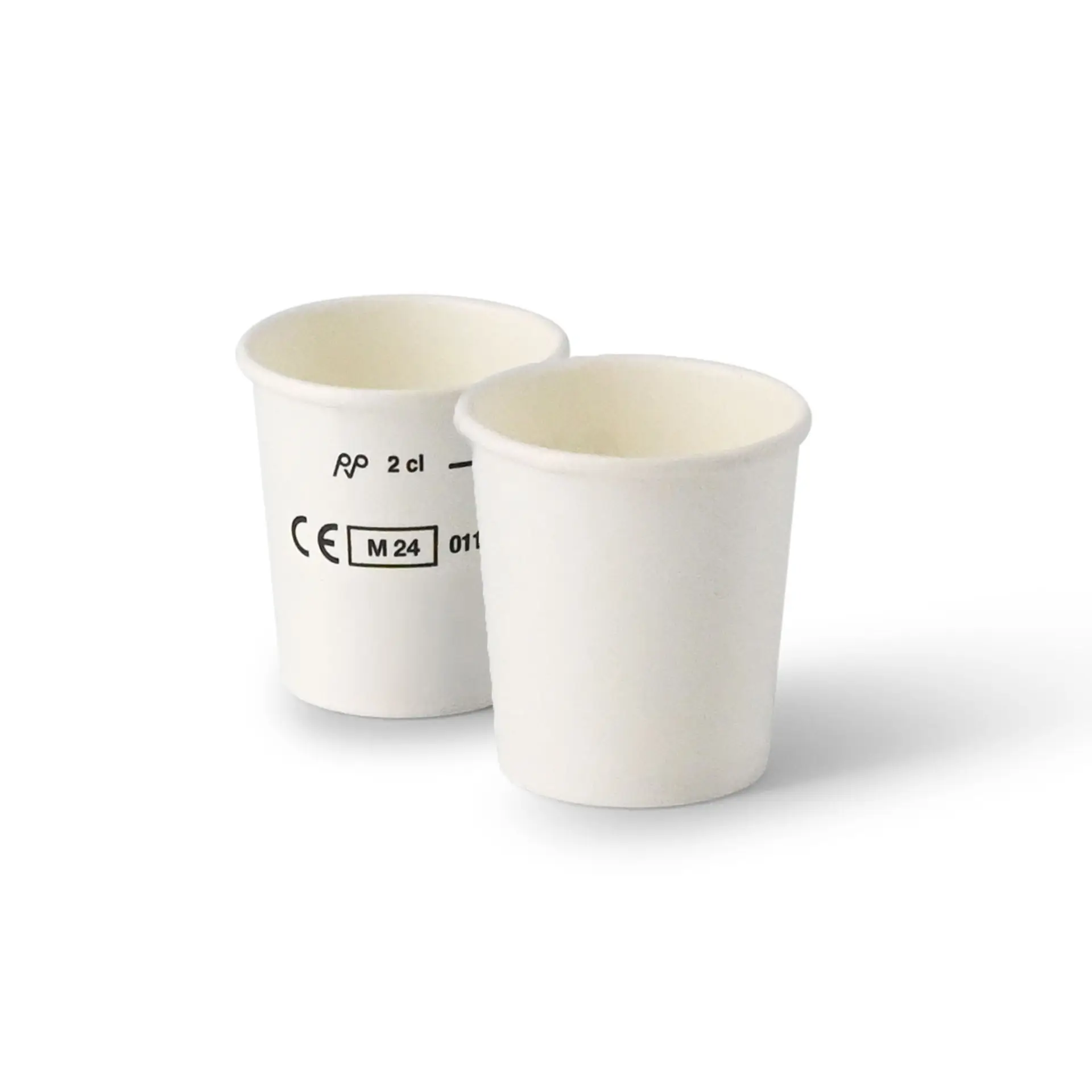 Gobelet à shot en papier 20 ml / 1 oz, blanc