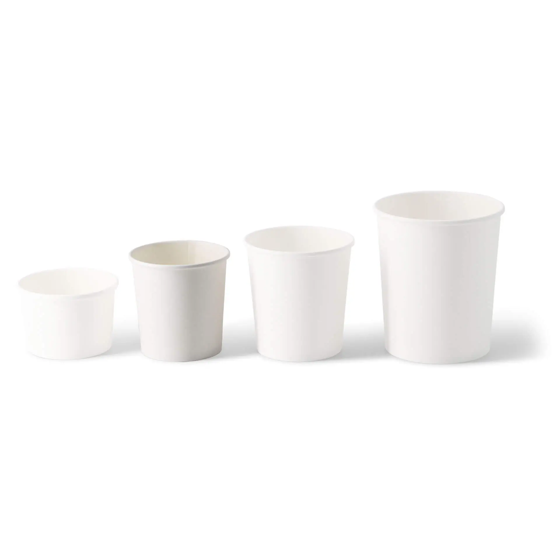 Suppenbecher to go aus Karton (Premium) 300 ml, Ø 90 mm, weiss, bio-beschichtet