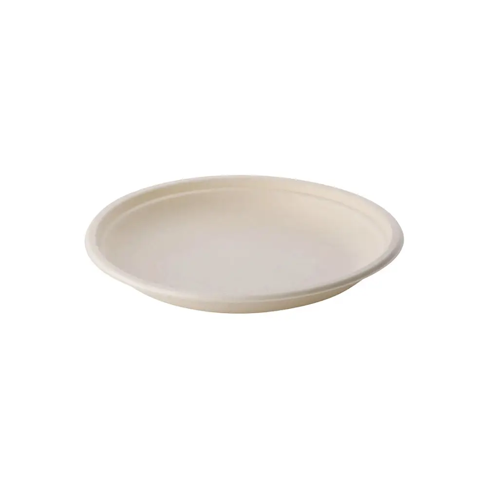 Assiette ronde en pulpe de bois, Ø 17 cm