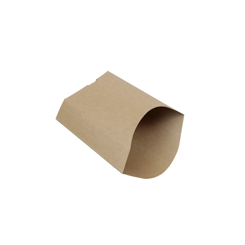 Karton-Pommes-Schütten 85 ml, 8,5 x 5 x 9,5 cm, braun