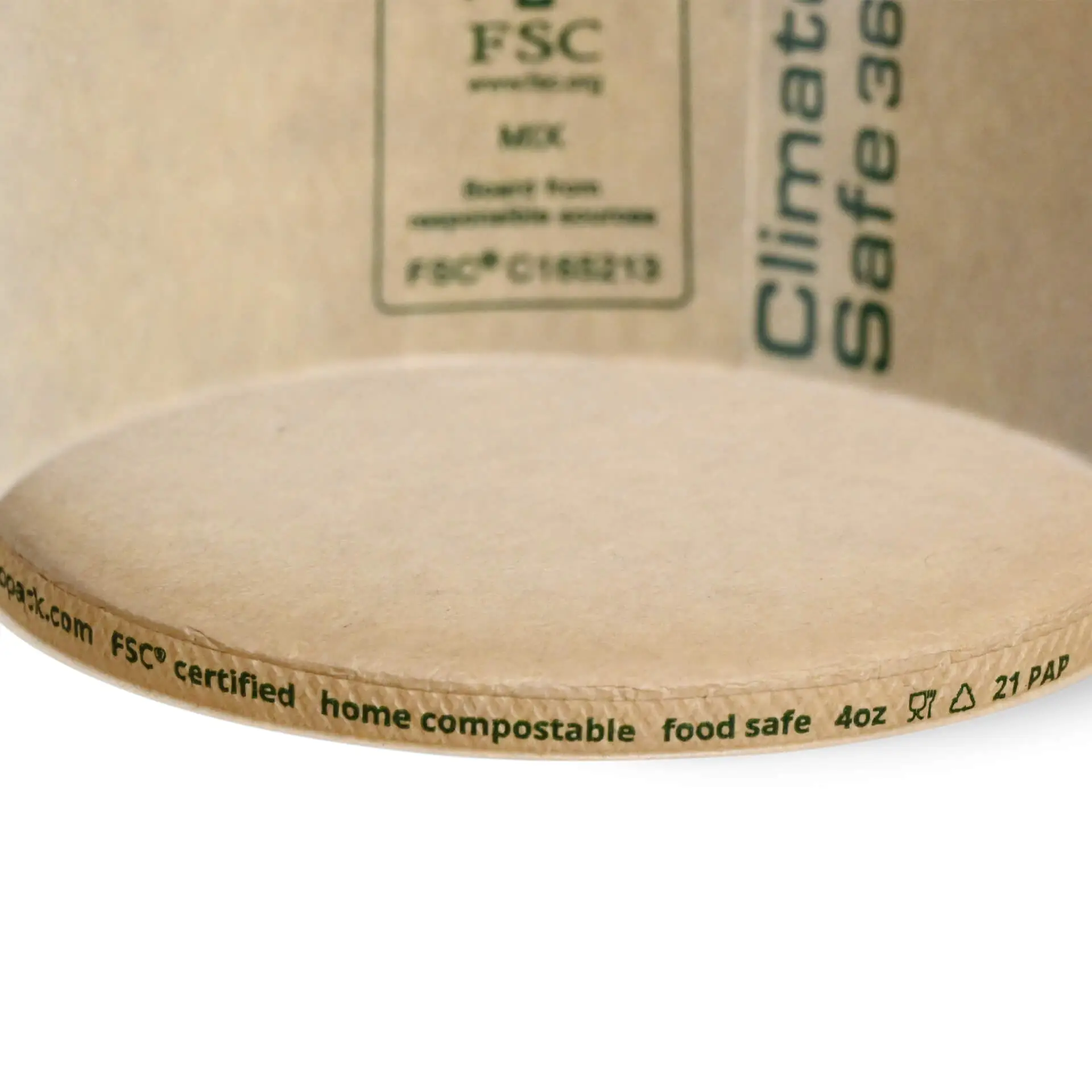 Pot à glace en carton XS, 4 oz, max. 6 oz, Ø 92 mm, brun dfc069511-eisbecher-aus-pappe-xs-100-ml-max-180-ml-92-mm-braun-5