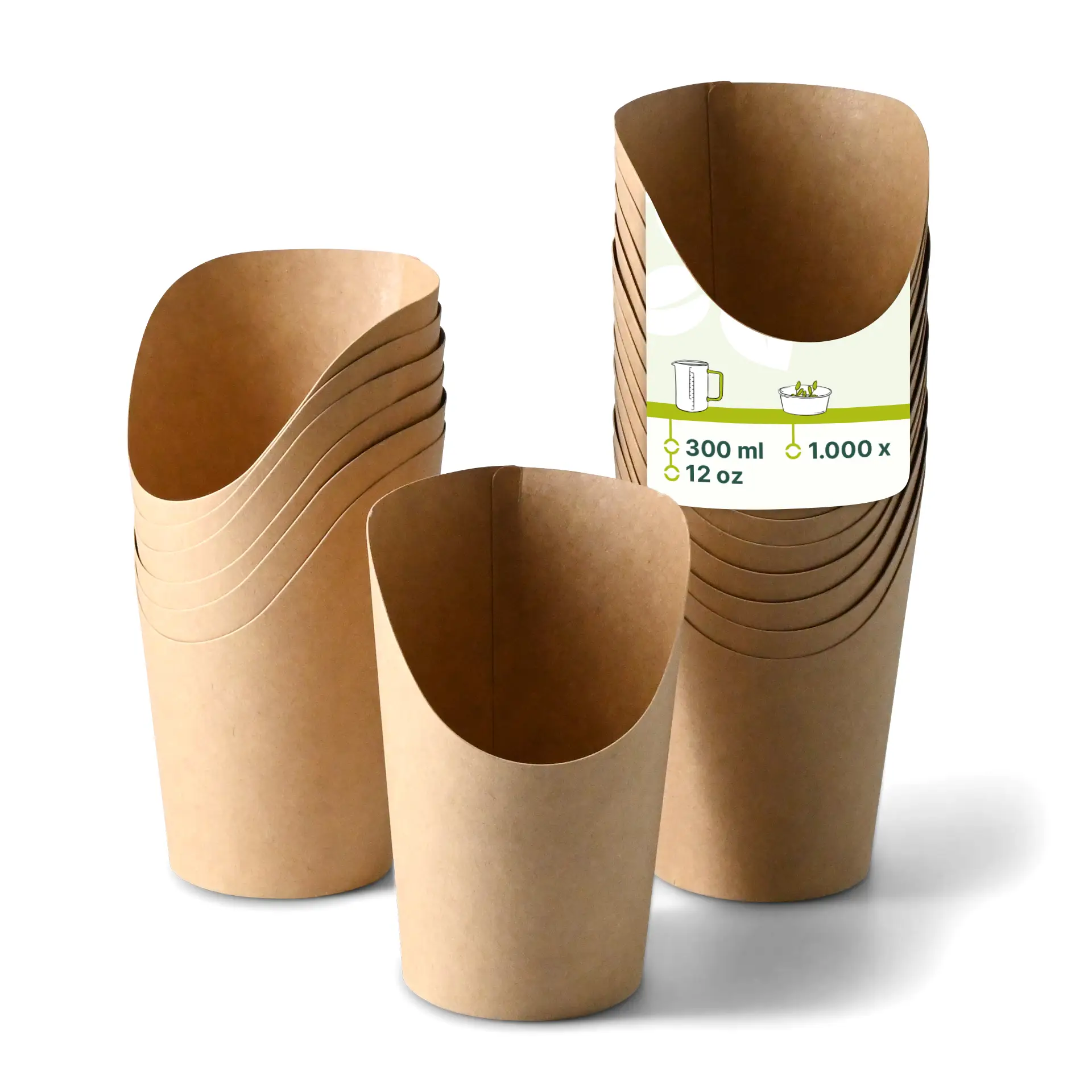 Wrap Verpackung  300 ml, braun