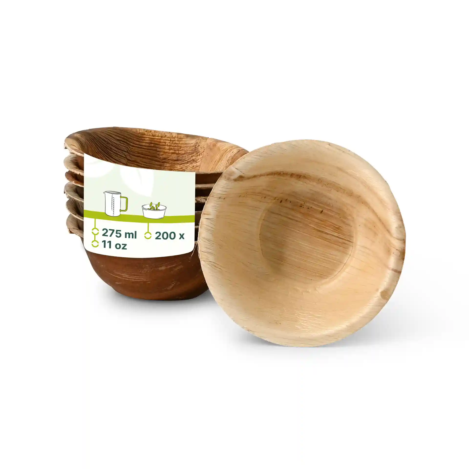 Bols en feuille de palmier "Palmware®" 275 ml, ronds