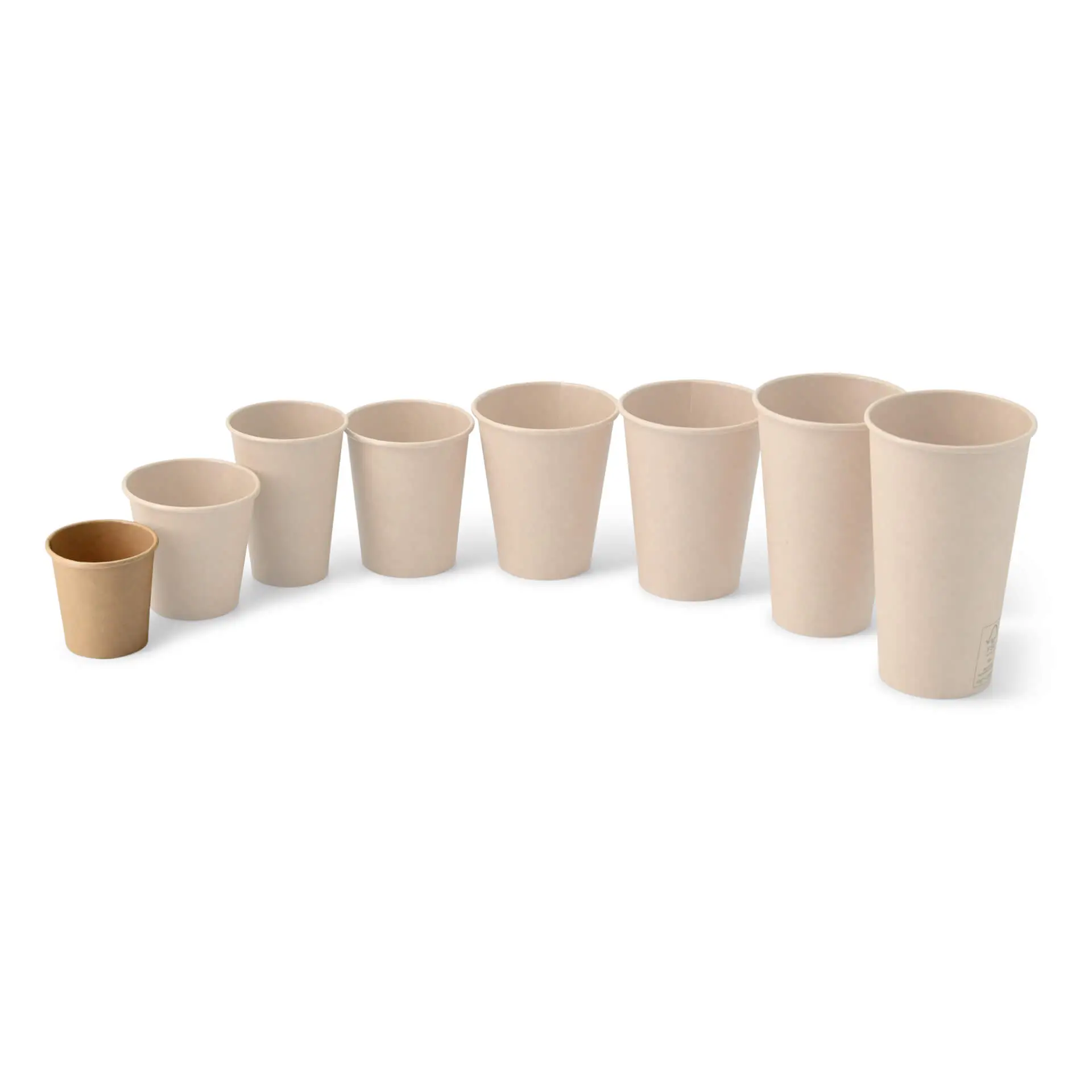 Pappbecher (beschichtet) 100 ml / 4 oz, Ø 62 mm, braun Pappbecher (beschichtet) 100 ml / 4 oz, Ø 62 mm, braun
