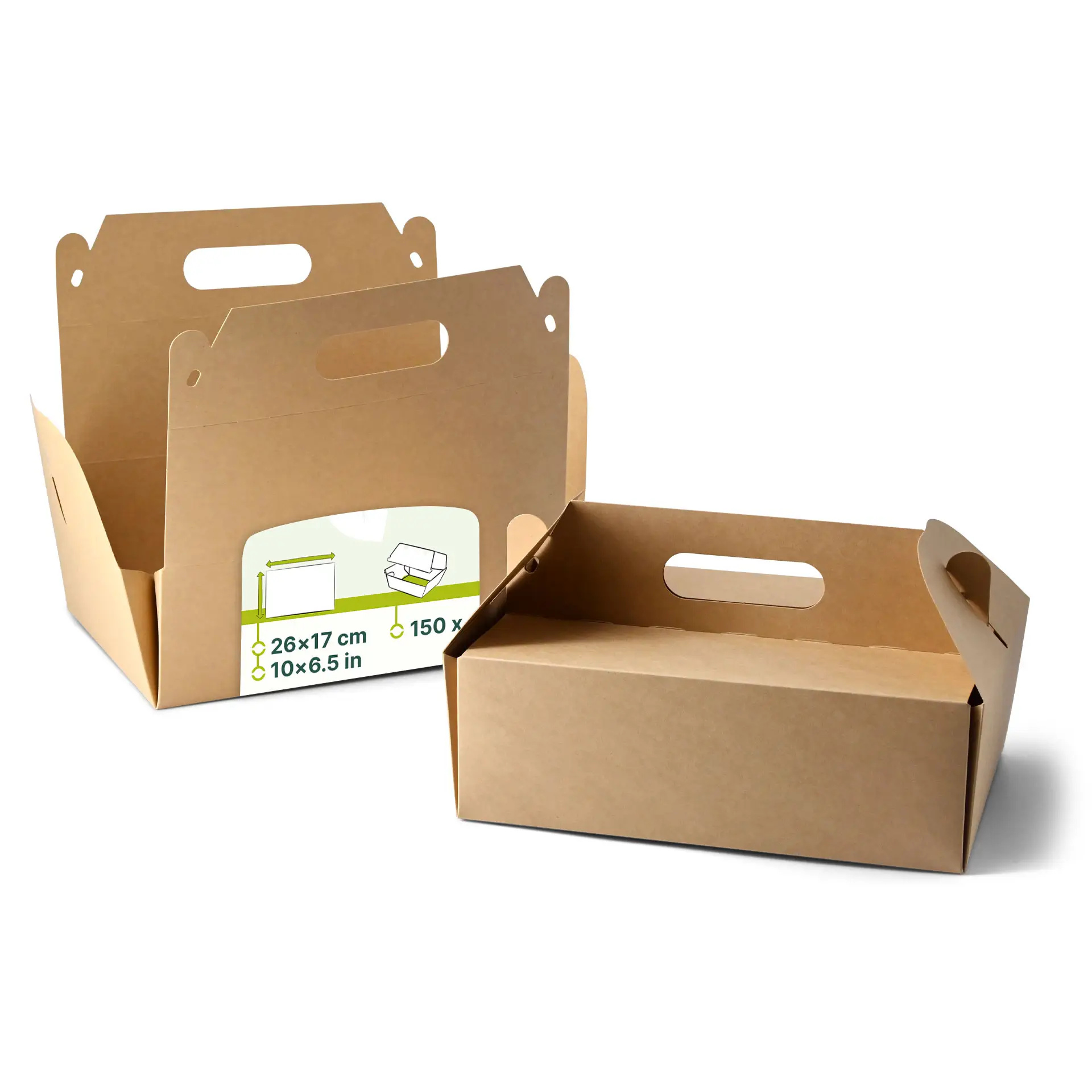 Kuchenbox aus Pappe mit Griff L, 26 x 17 x 9 cm, braun, faltbar dfc04221-kuchenbox-aus-pappe-mit-griff-l-26-x-17-x-9-cm-braun-faltbar