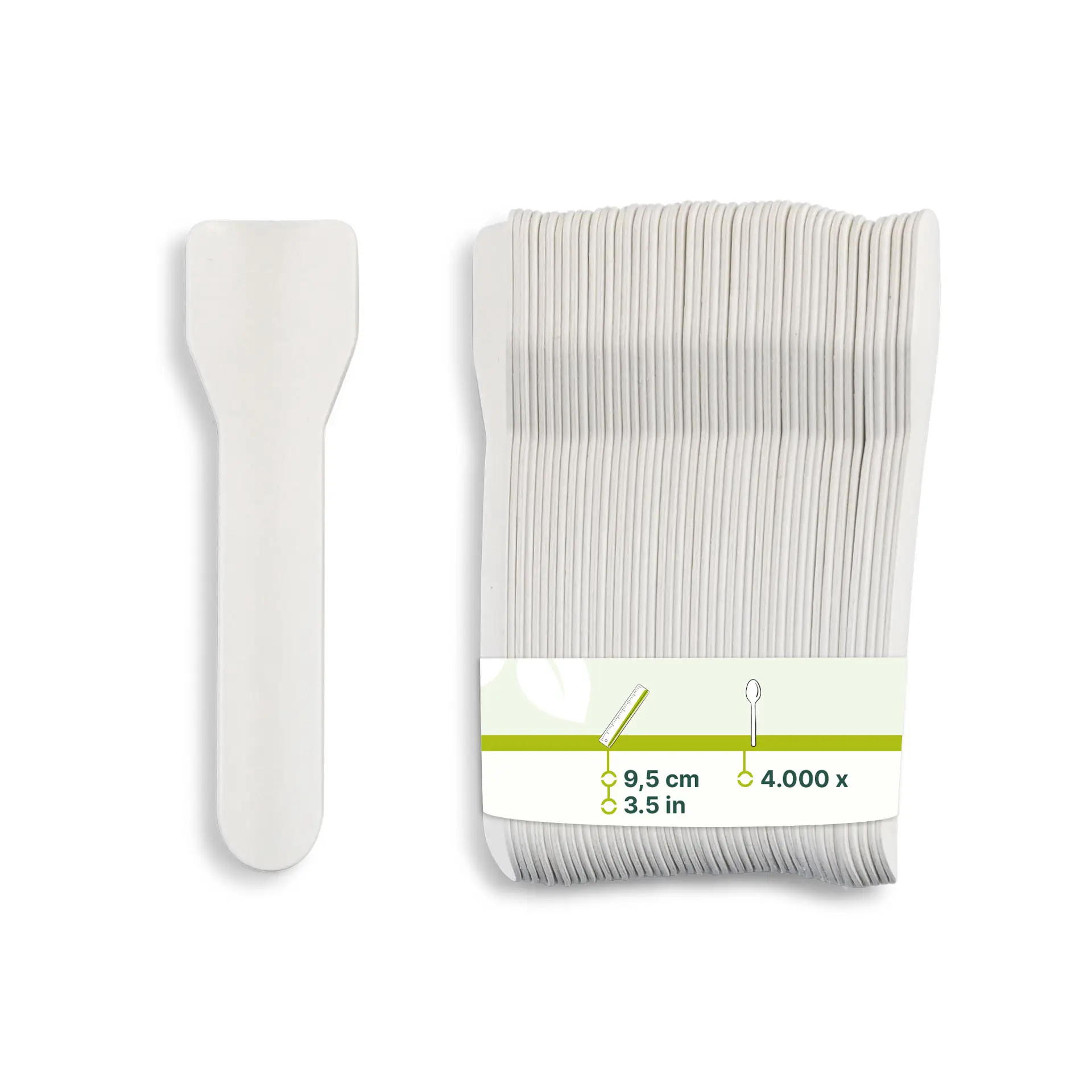 Spatule à glace en papier blanc, 9,5 cm dse06215-eisspatel-aus-papier-95-cm-weiss