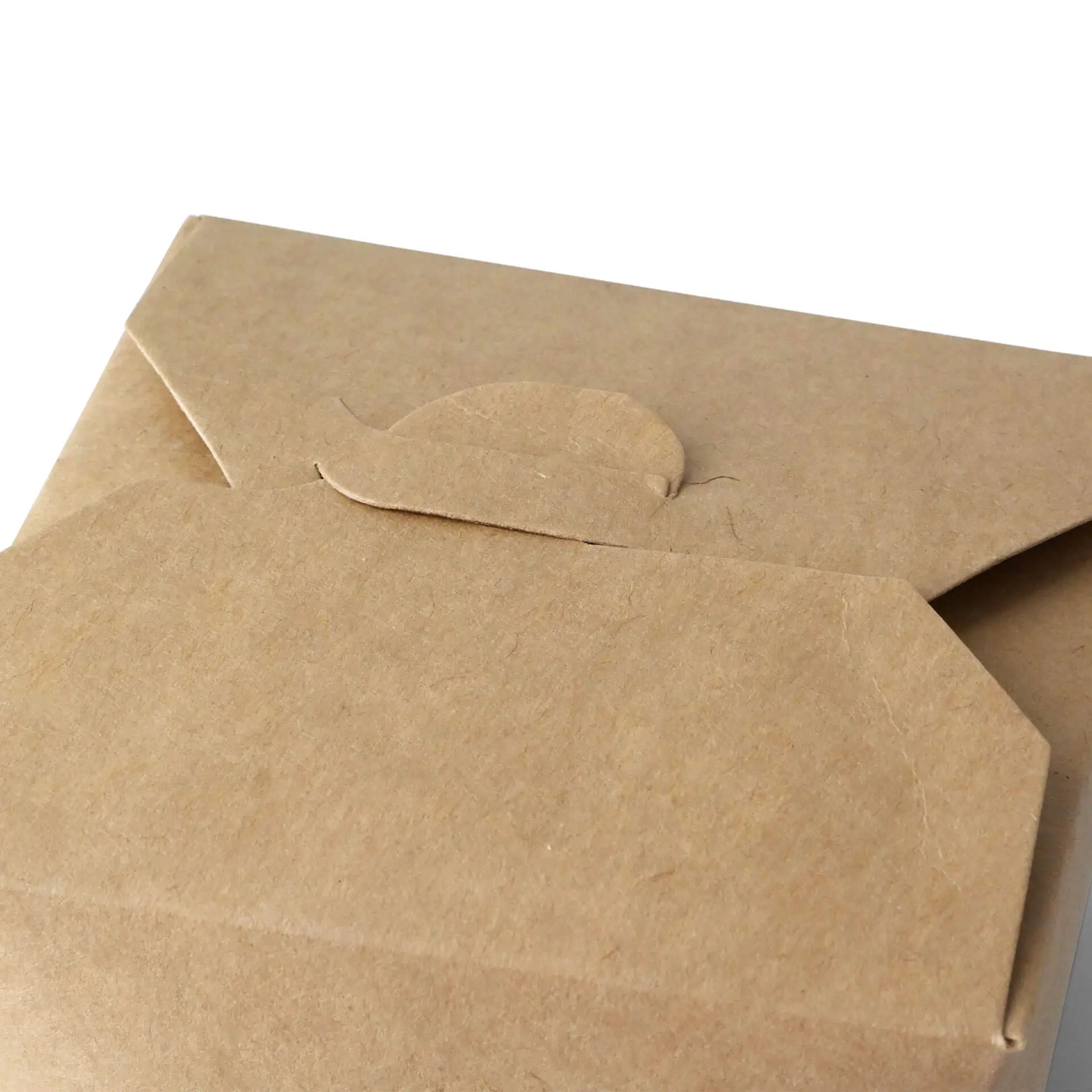 Nudelboxen / Asiaboxen aus Karton (bio-beschichtet) 650 ml, braun