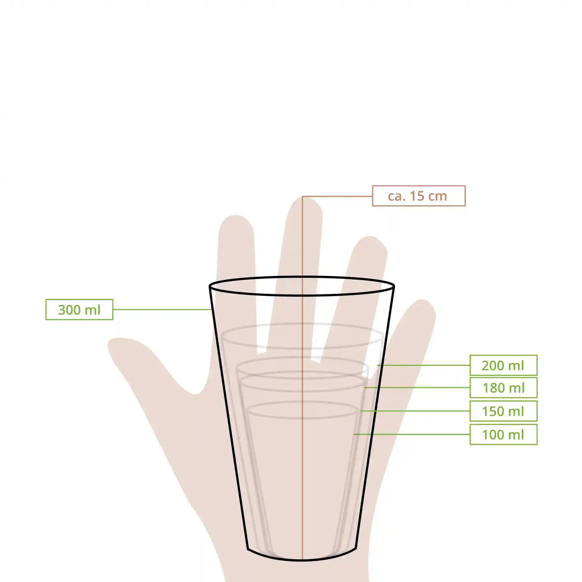 Pappbecher 300 ml / 12 oz, Ø 90 mm, "EcoUp©"- Icons, einwandig, weiss, PLA-beschichtet
