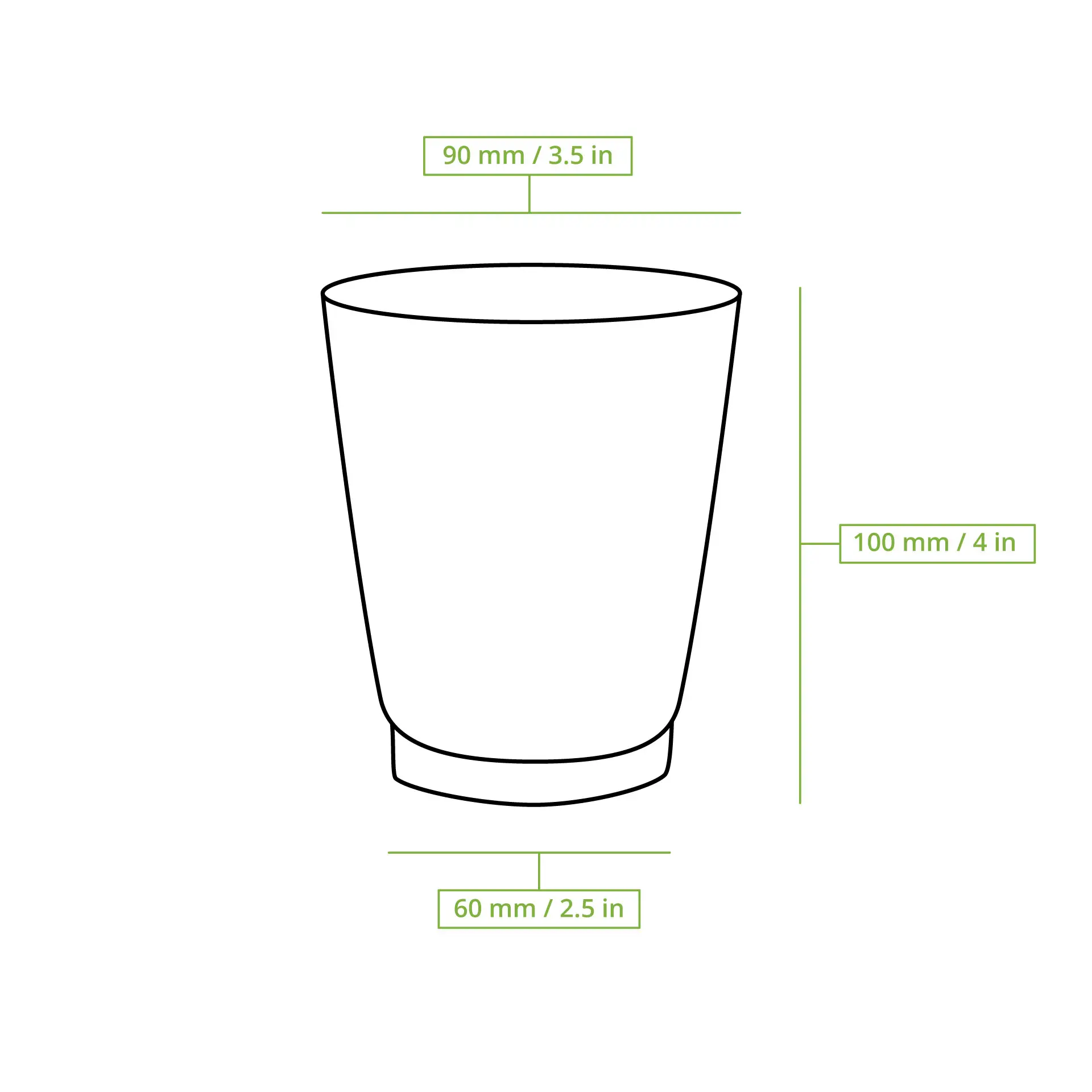 Riffelbecher / Coffee to go Becher 250 ml / 10 oz, Ø 90 mm, braun, innen weiss Riffelbecher / Coffee to go Becher 250 ml / 10 oz, Ø 90 mm, braun, innen weiss
