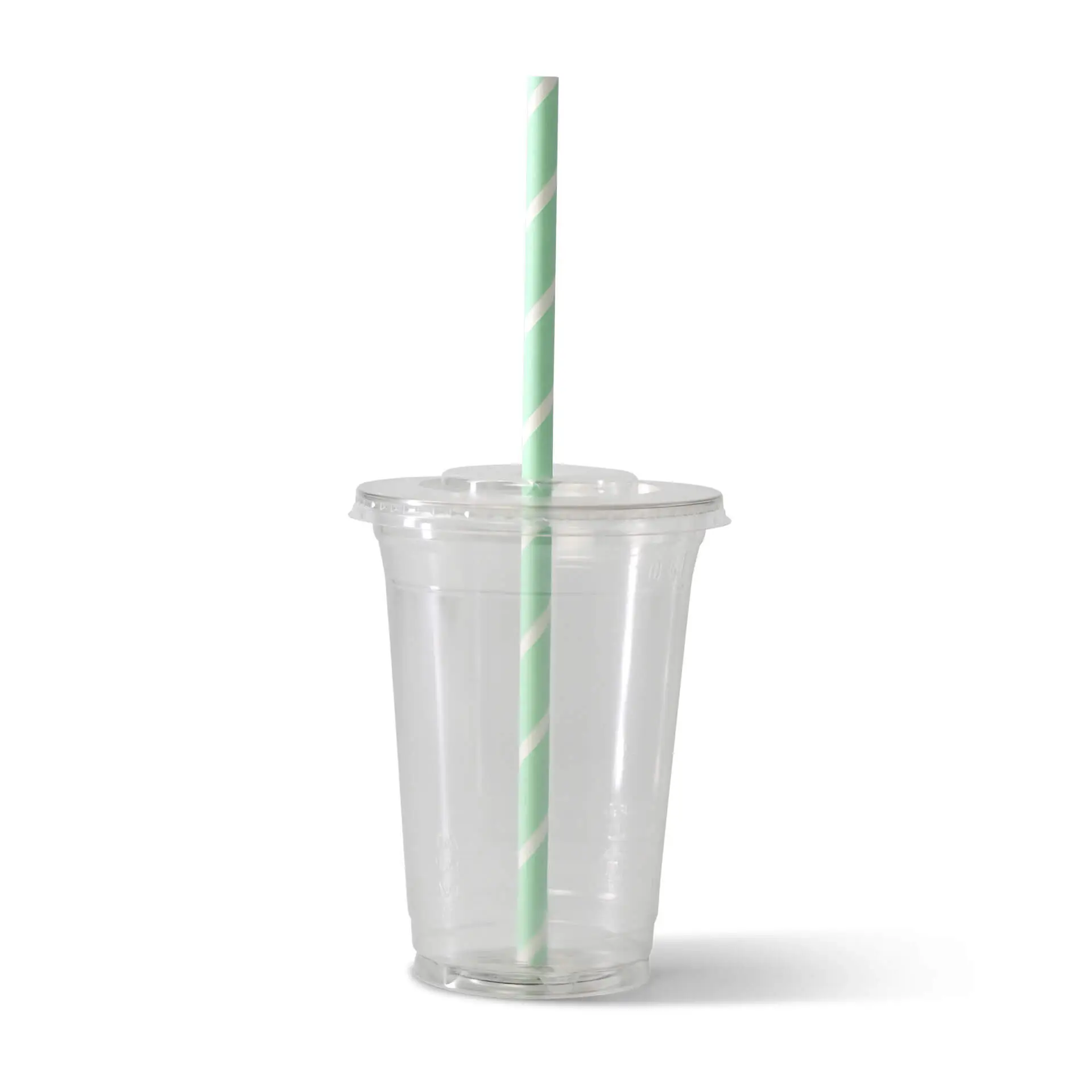 Papier-Jumbo-Trinkhalme 23 cm, Ø 0,8 cm, pastell gestreift Papier-Jumbo-Trinkhalme 23 cm, Ø 0,8 cm, pastell gestreift