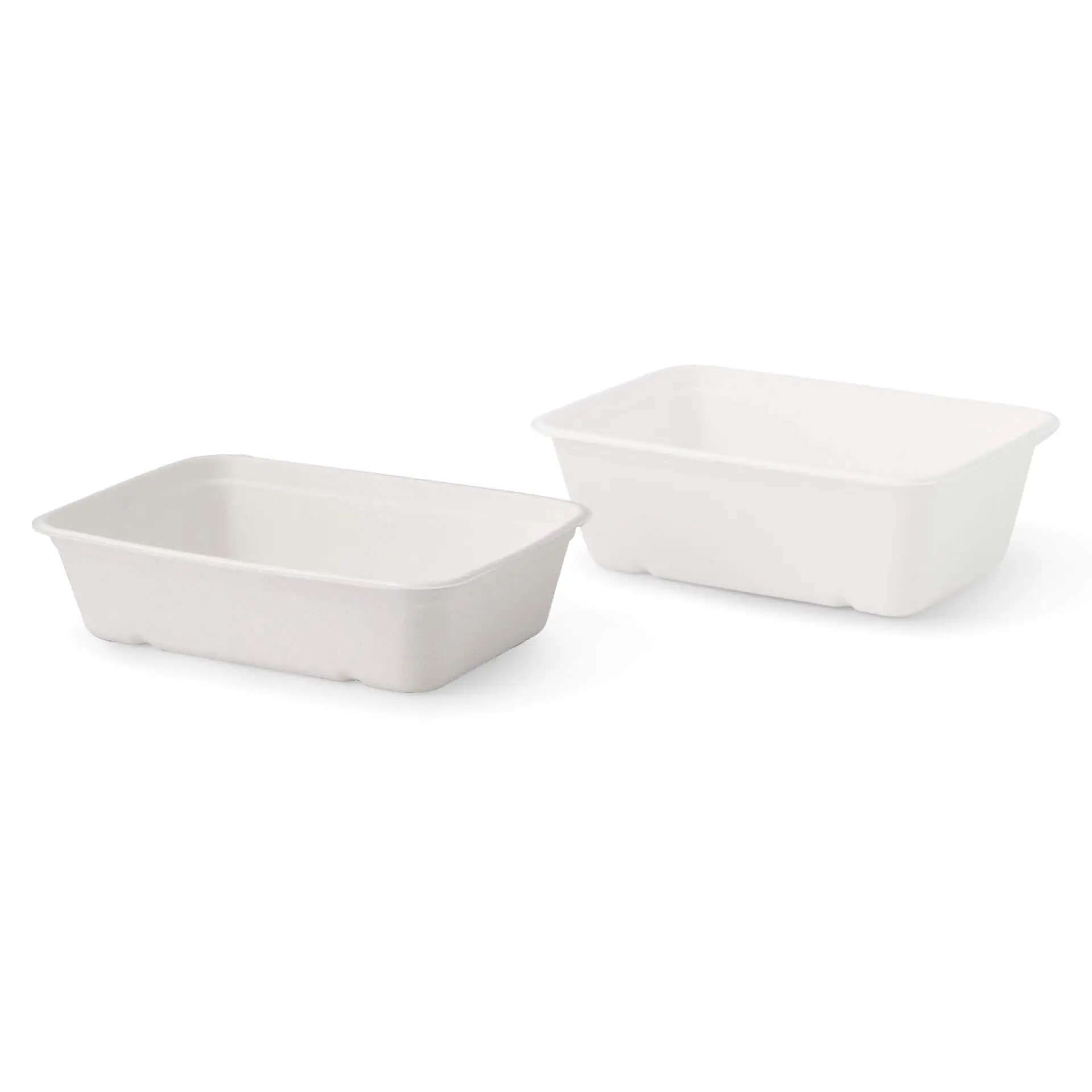 Zuckerrohr Schalen 17 x 12 x 5 cm, 500 ml, rechteckig Zuckerrohr Schalen 17 x 12 x 5 cm, 500 ml, rechteckig