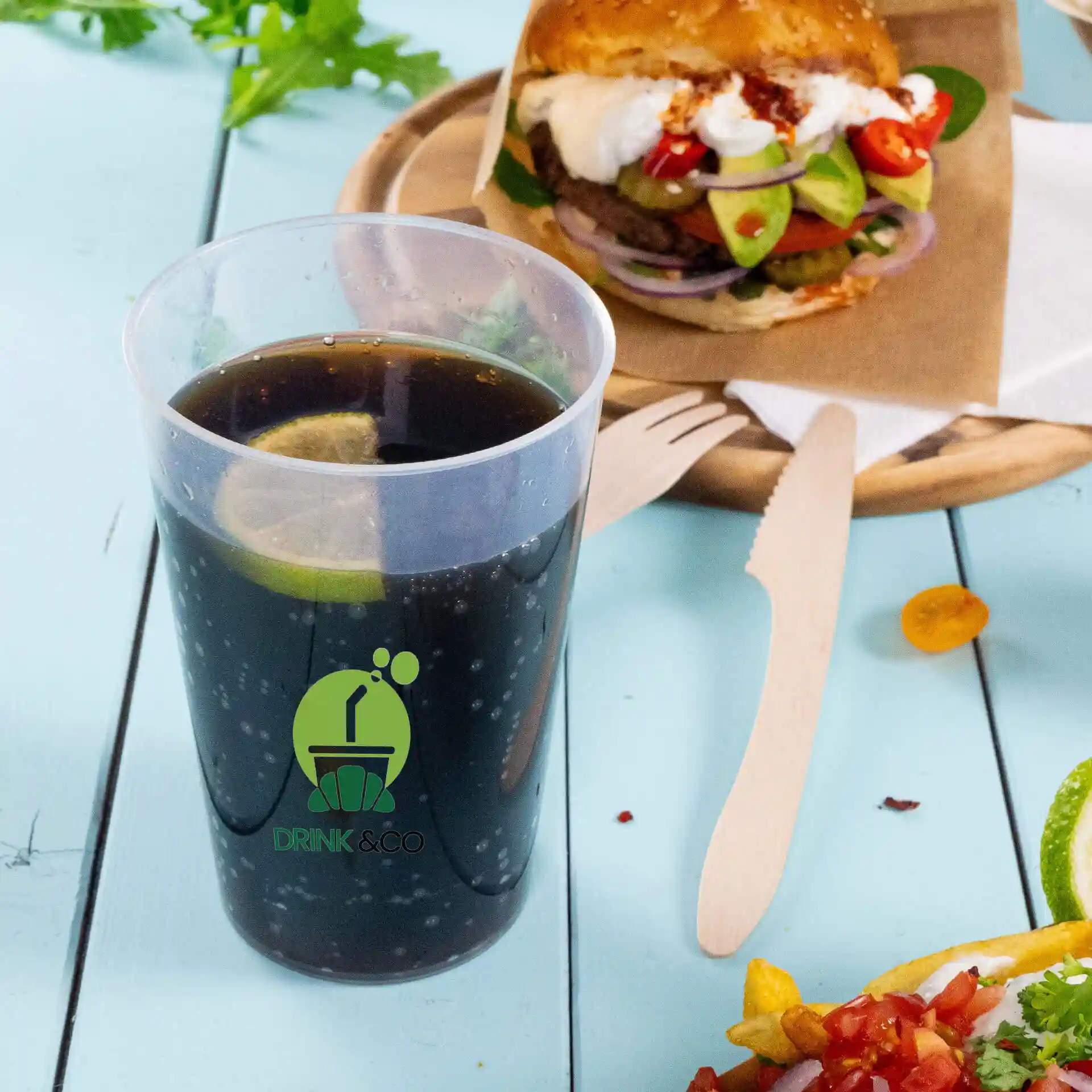 Mehrwegbecher mit Logo 500 ml, IMould Druck, vollflächig