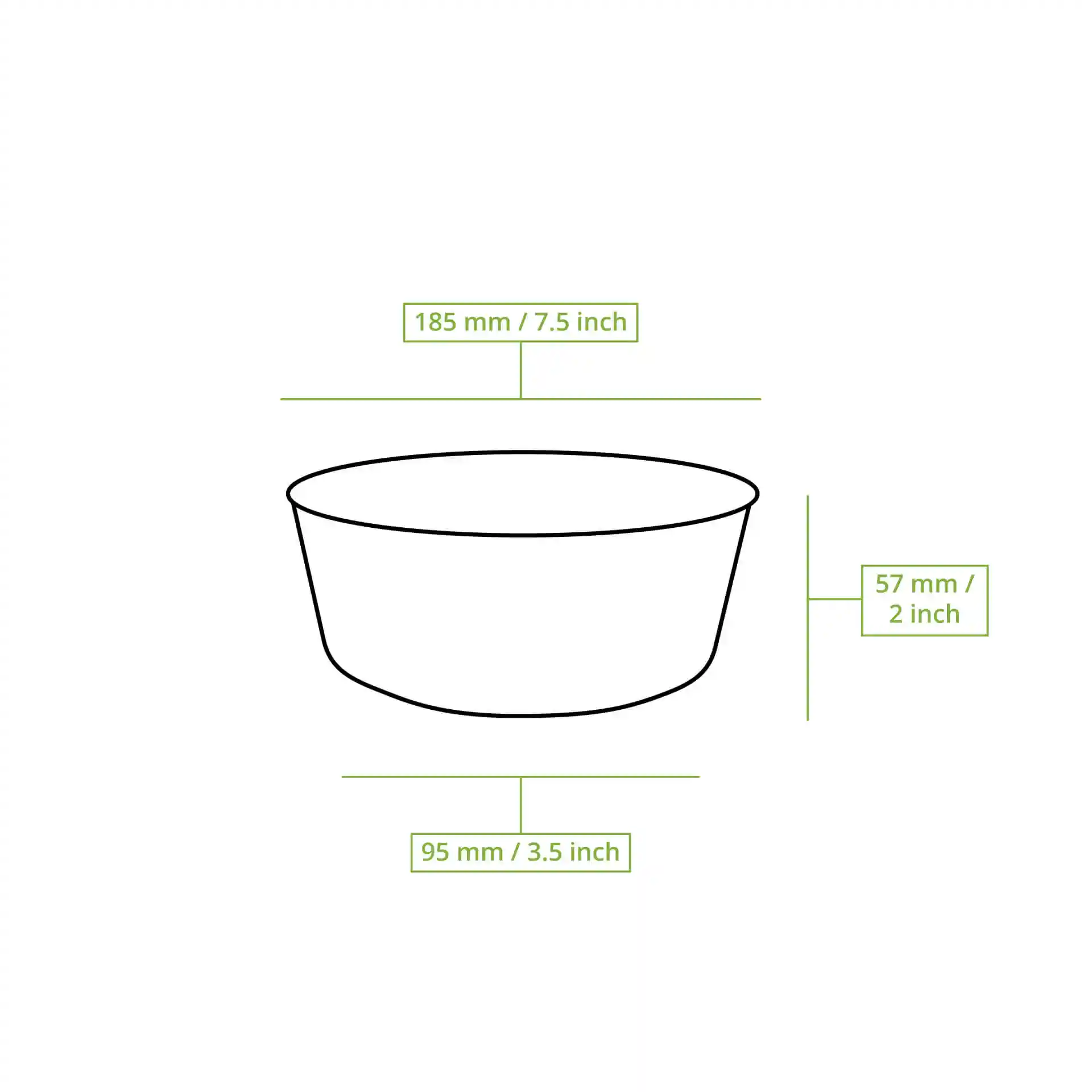 Bol en Feuille de Palmier "Palmware®" 750 ml