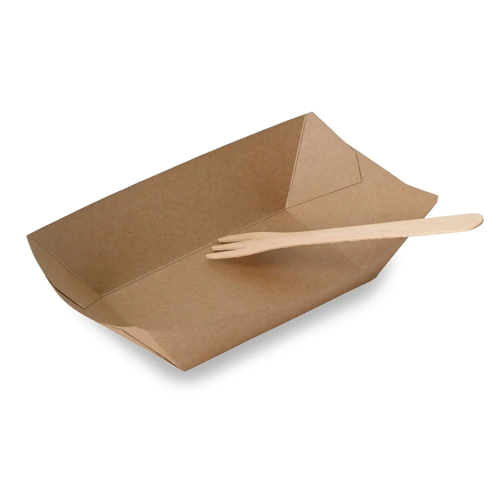 Barquette en carton kraft brun, revêtement bio, 800 ml Barquette en carton kraft brun, revêtement bio, 800 ml