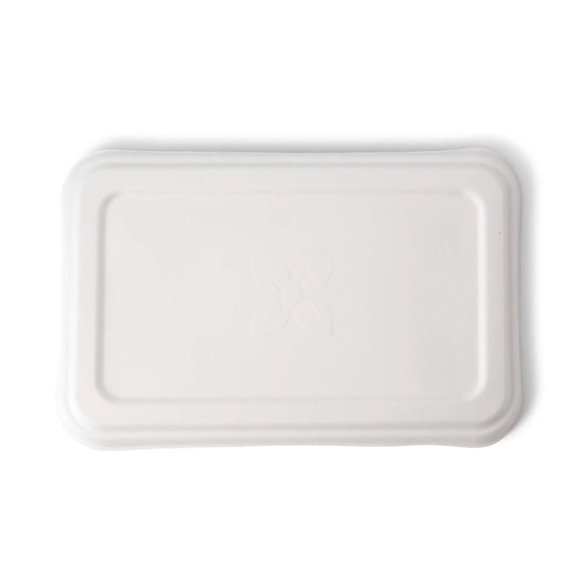 Couvercle en canne à sucre 23 x 14,5 cm, rectangulaire (pour barquettes à menus 1.000 ml) dfc01297-zuckerrohr-deckel-23-x-145-cm-rechteckig-f-menue-schalen-1000-ml-1