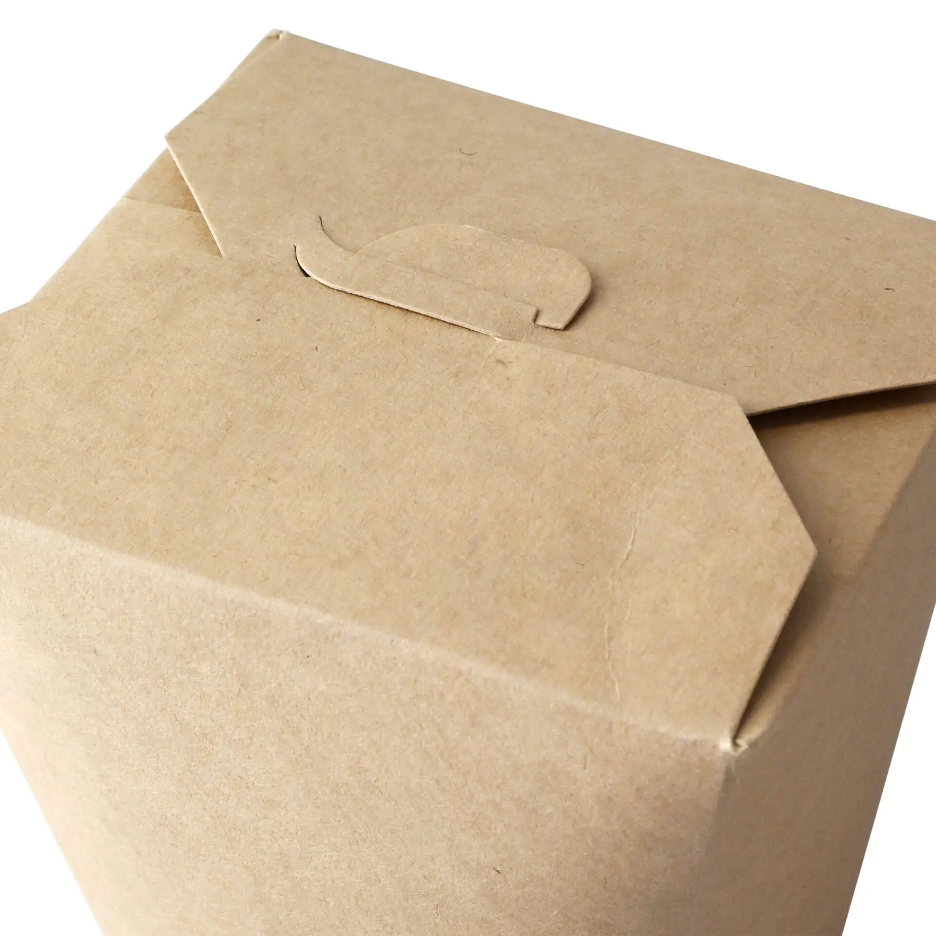 Nudelboxen / Asiaboxen aus Karton (beschichtet) 800 ml, braun