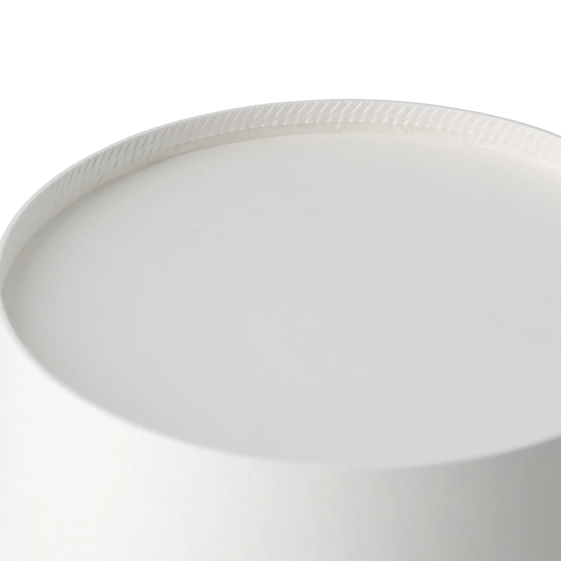 Kartonschale / Salatschale (bio-beschichtet) 650 ml, Ø 150 mm, weiss