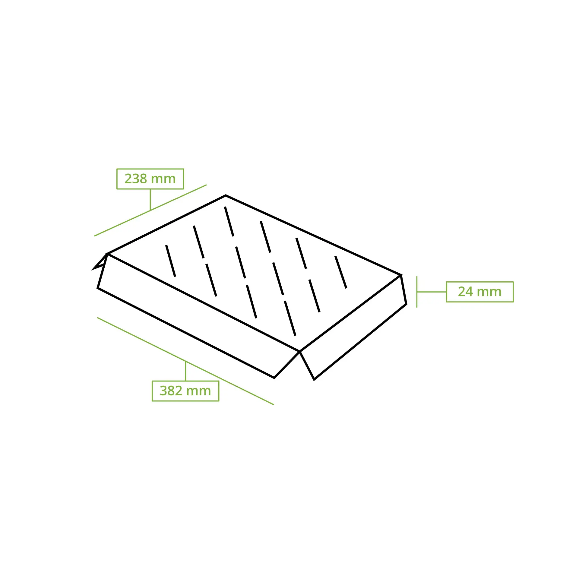 Inserts en carton pour boîtes à cupcakes 12 unités, blanc Inserts en carton pour boîtes à cupcakes 12 unités, blanc