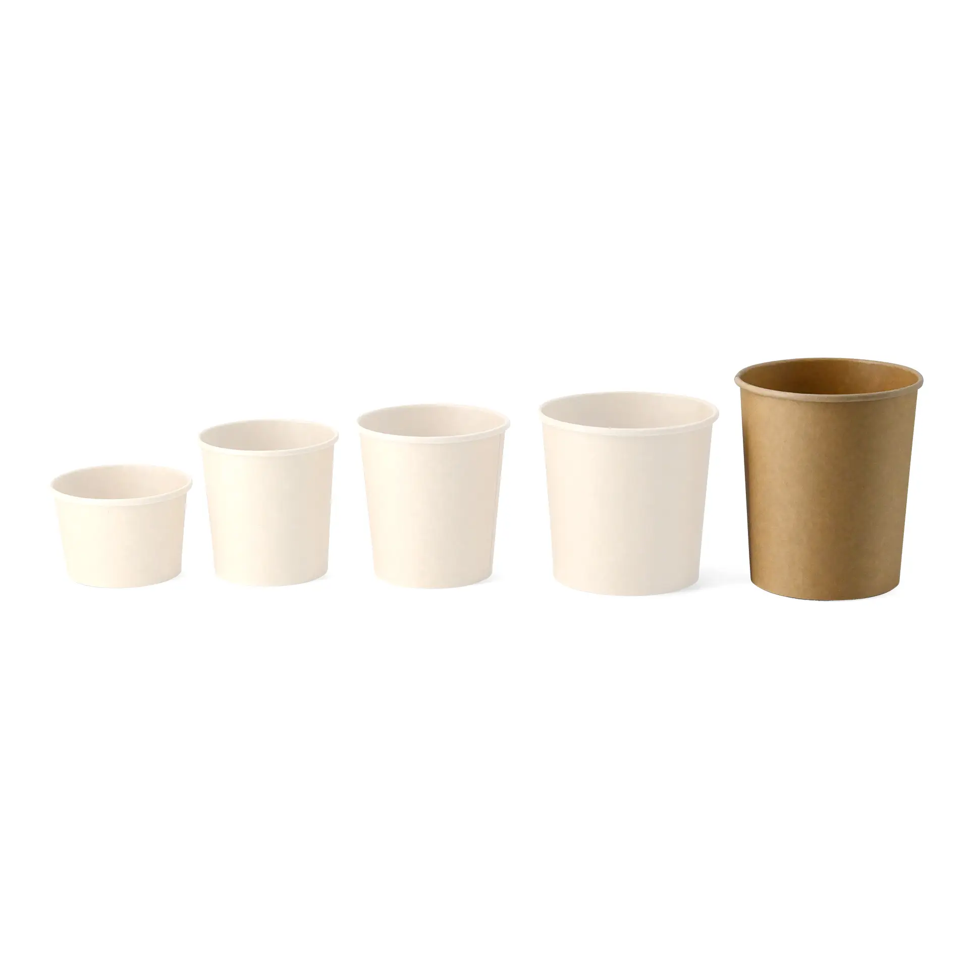 Suppenbecher to go (Premium) 800 ml / 32 oz, Ø 115 mm, braun, bio-beschichtet