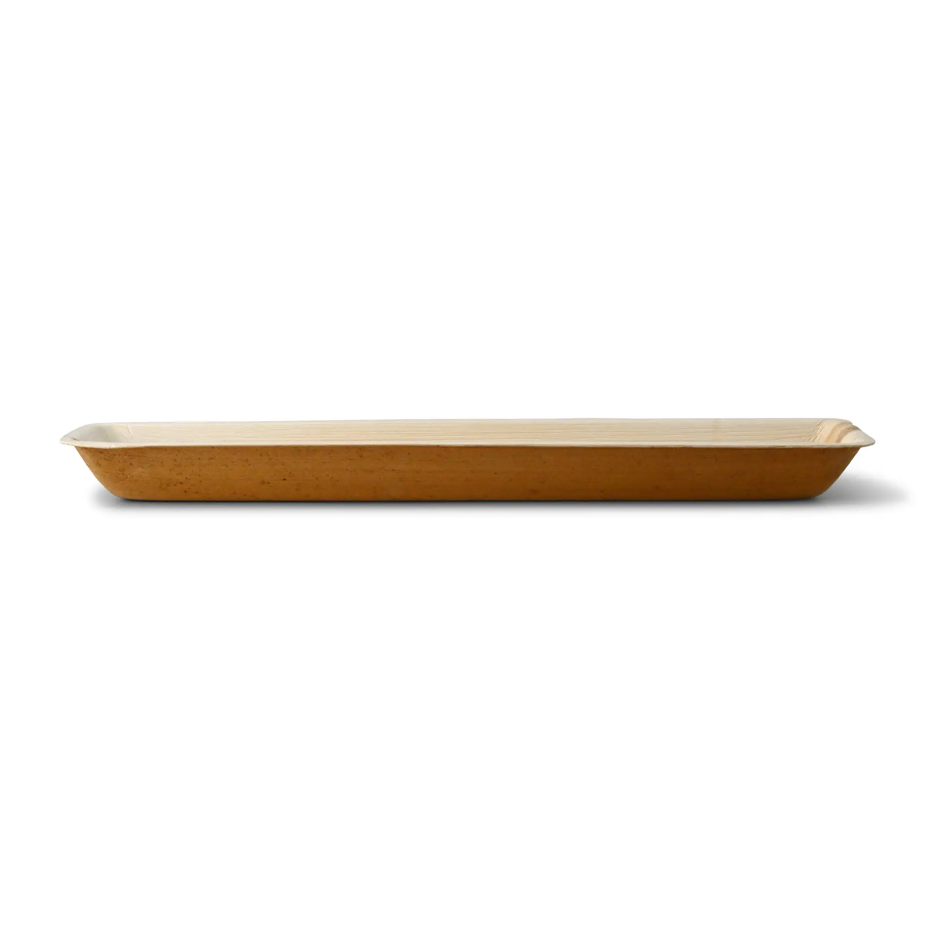 Palmblatt Tablett "Palmware®" 38 x 8.5 cm, rechteckig Palmblatt Tablett "Palmware®" 38 x 8.5 cm, rechteckig